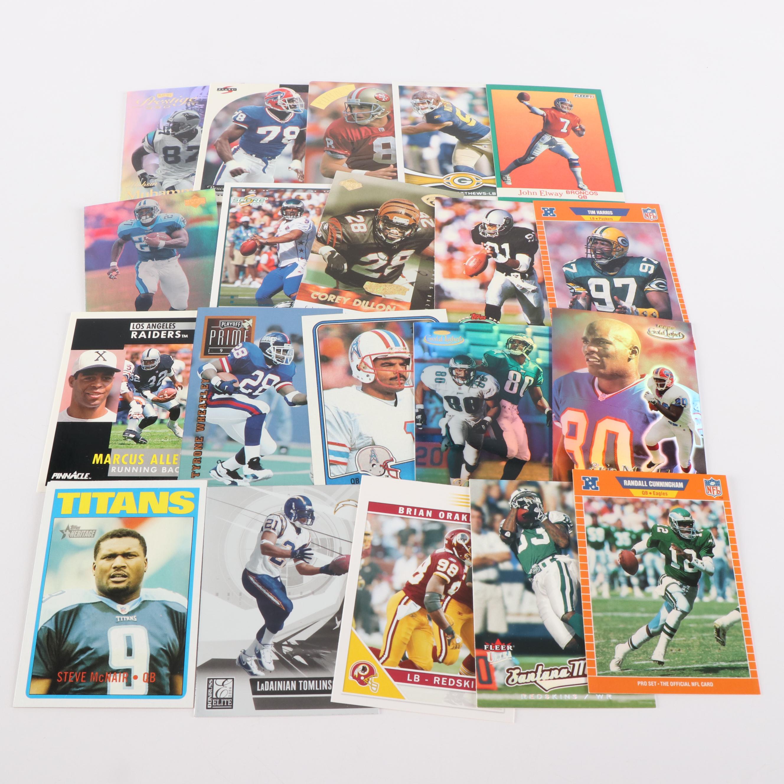 Gigantic Football Card Collection, 1980s to 2020s