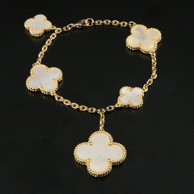 Mother of Pearl Floral Bracelet Mother of Pearl Floral Bracelet