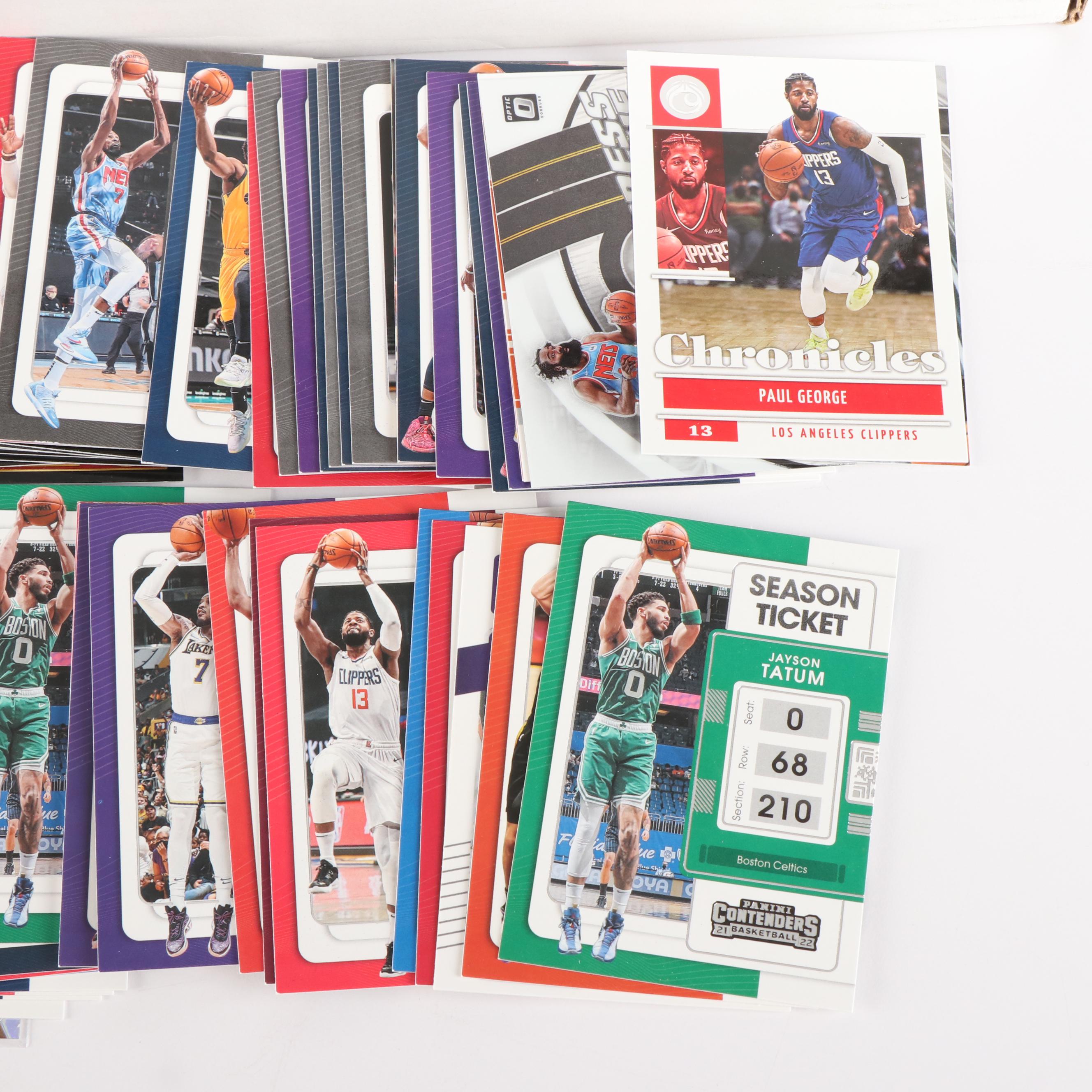 Hundreds of Sports Cards, Baseball, Football, and Basketball, 1980s to 2020s