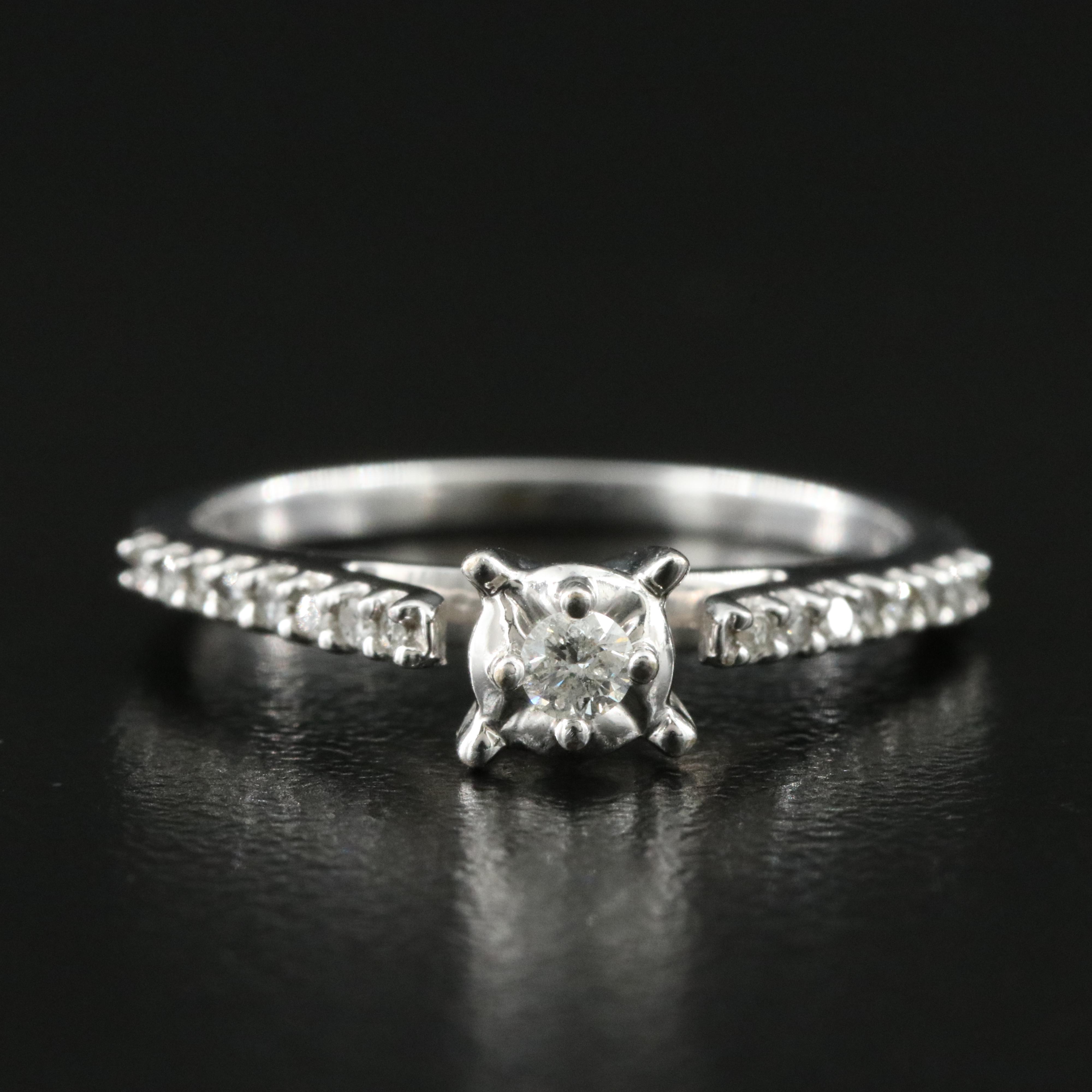 10K Diamond Ring