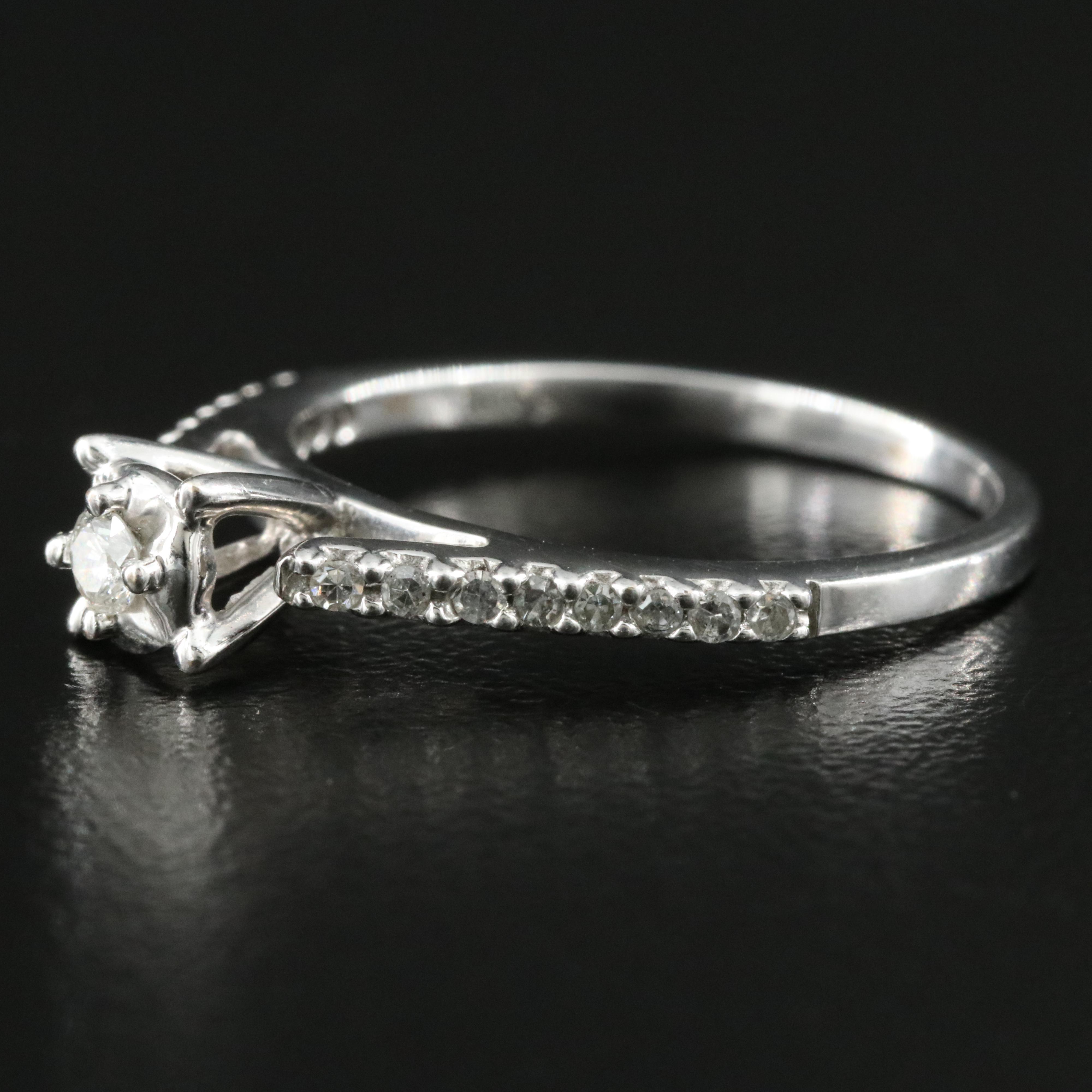 10K Diamond Ring