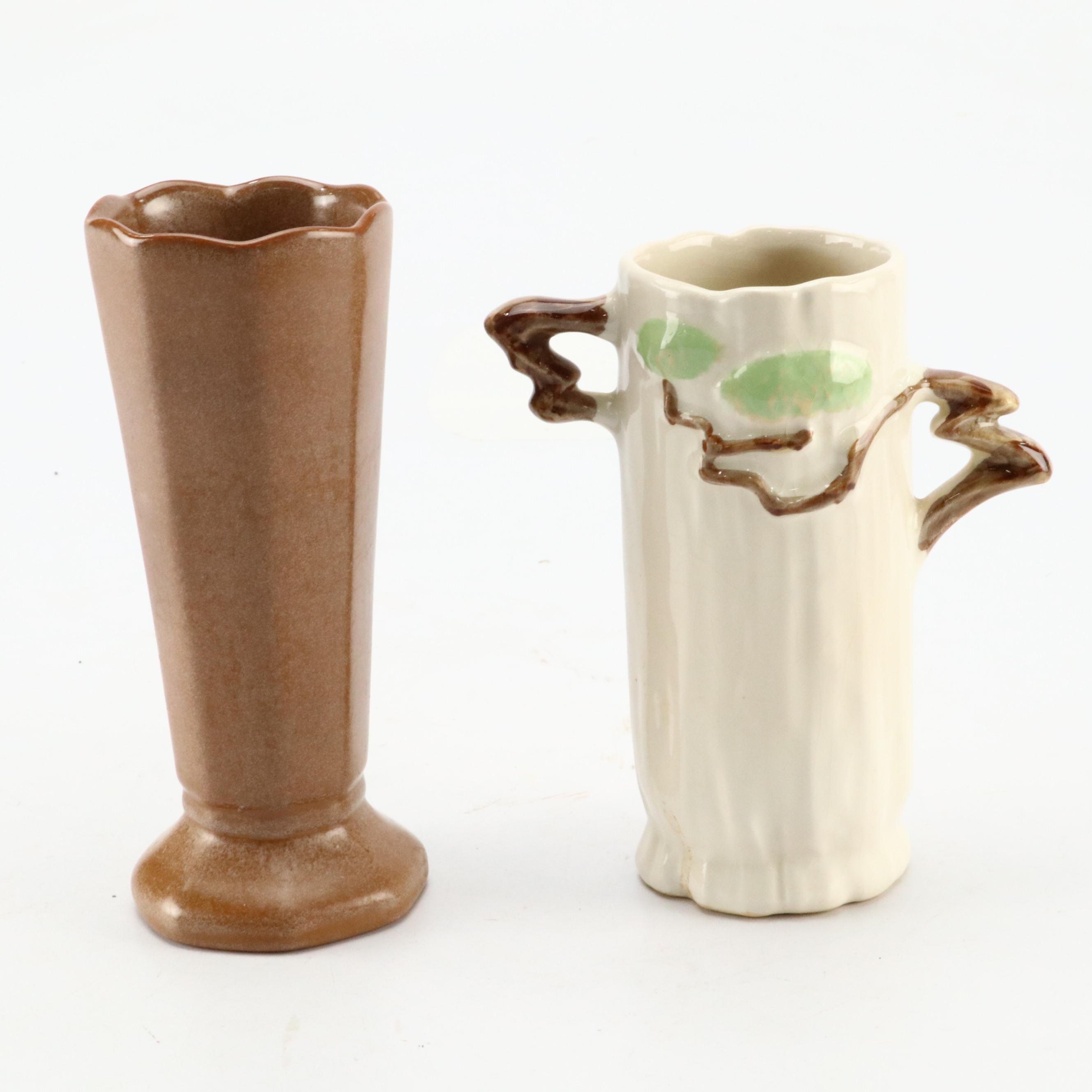 Robinson Ransbottom with Frankoma and Other Ceramic Vases, Mid to Late 20th C.