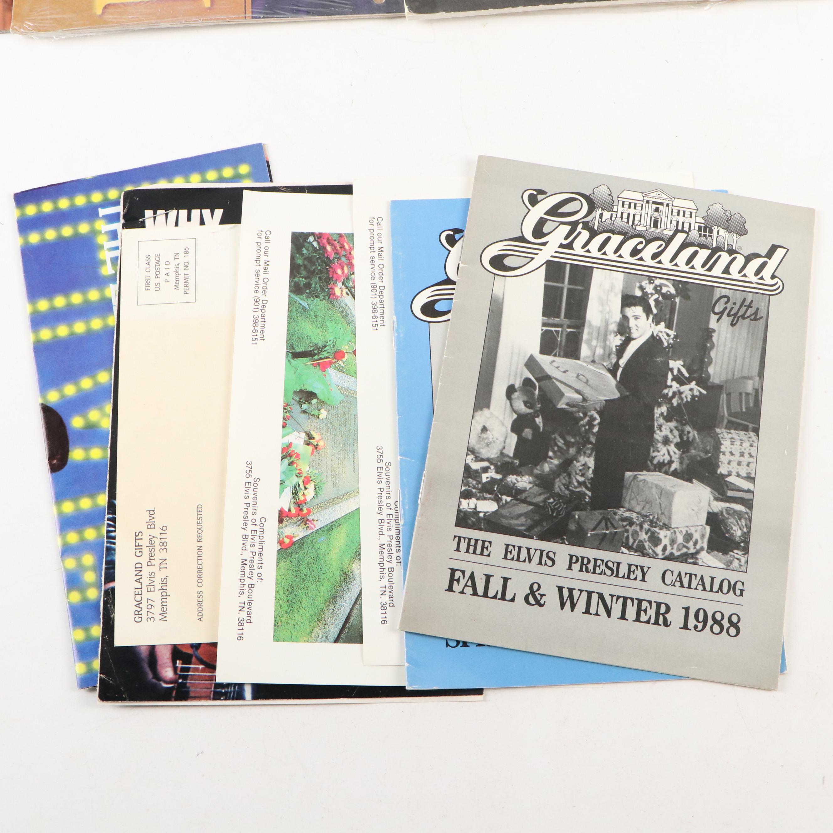Elvis Presley Stamps, Calendars, Magazines, Pamphlets and More Memorabilia