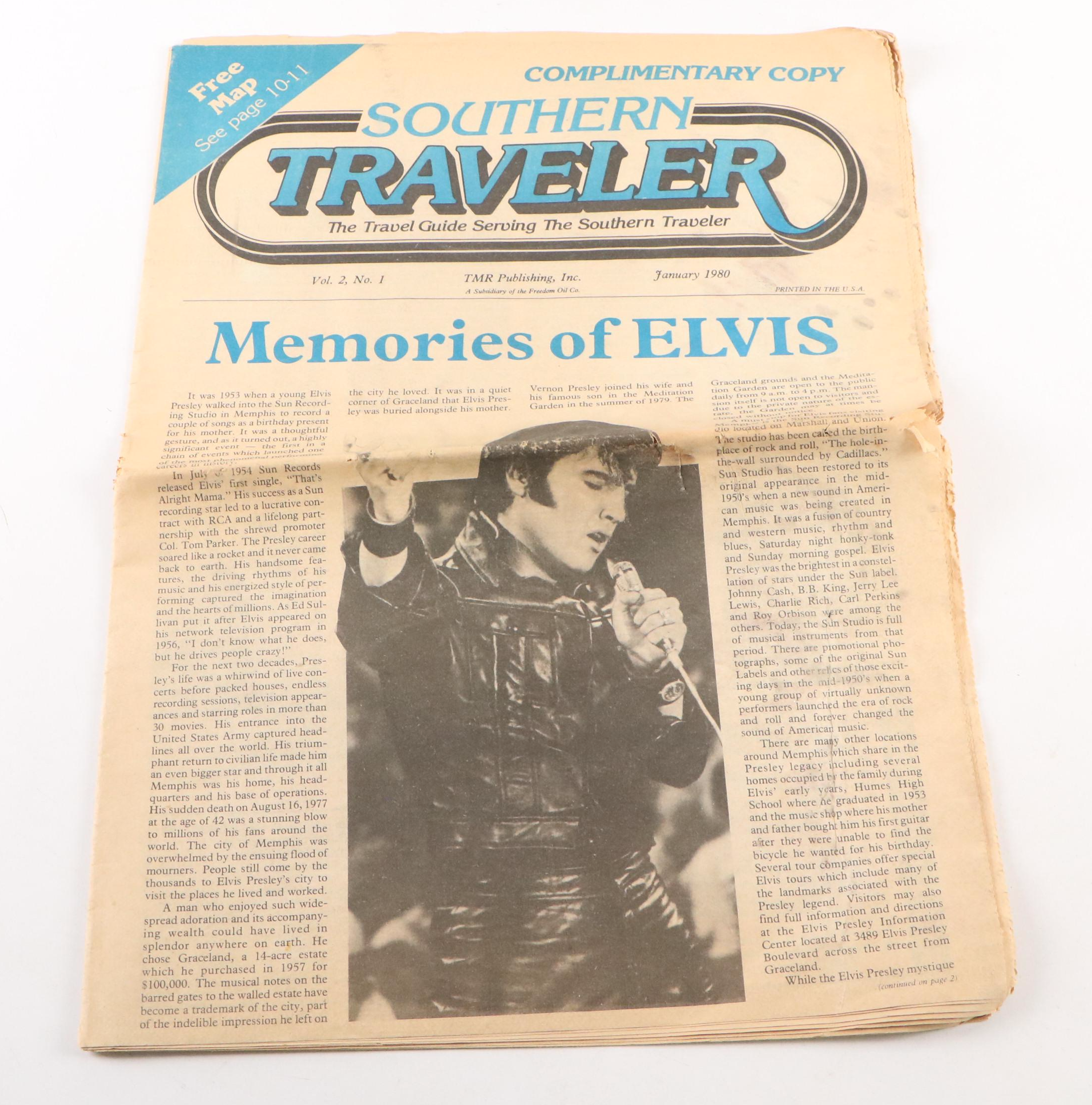 Elvis Presley Stamps, Calendars, Magazines, Pamphlets and More Memorabilia
