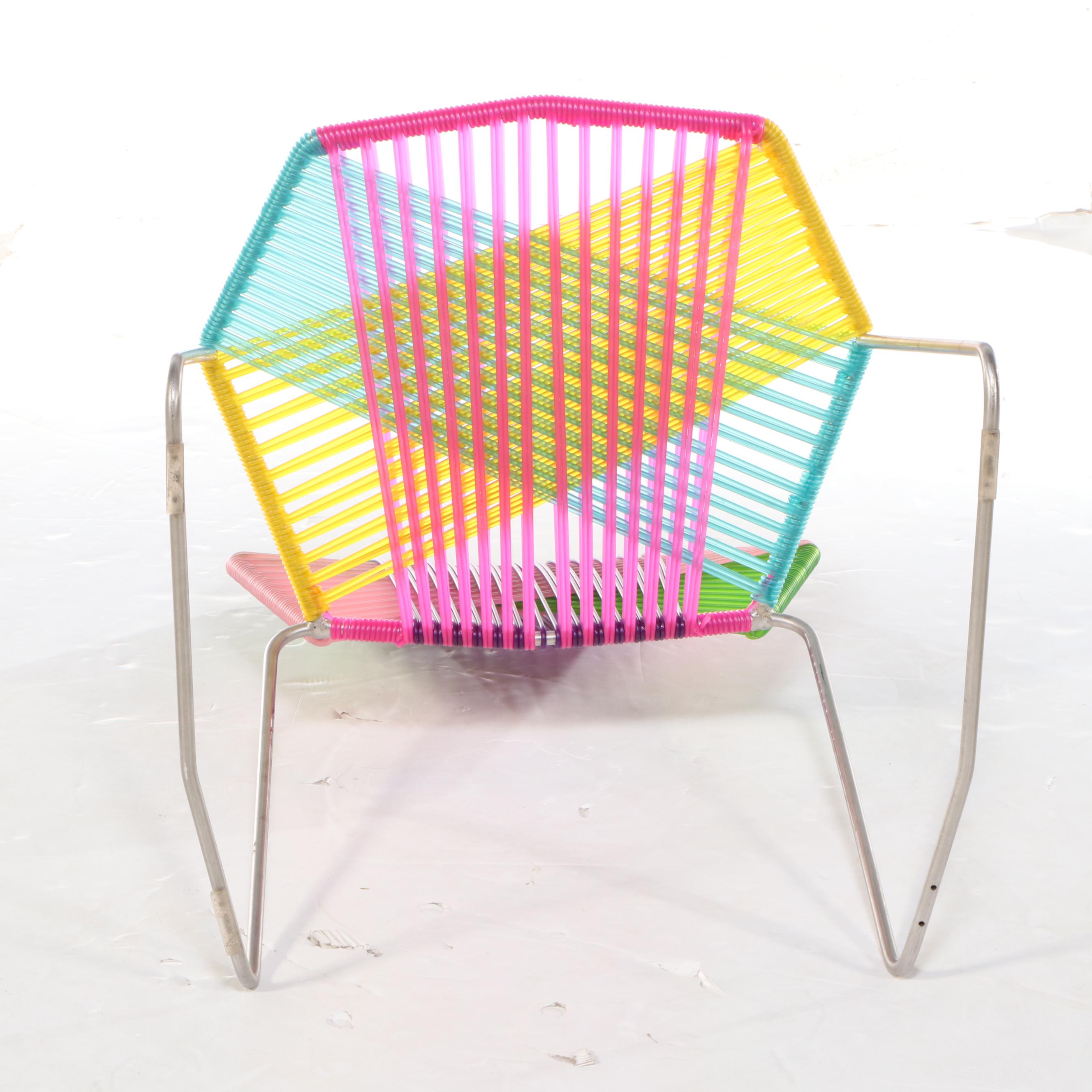 Patricia Urquiola for Moroso Stainless Steel and PVC "Tropicalia" Chair