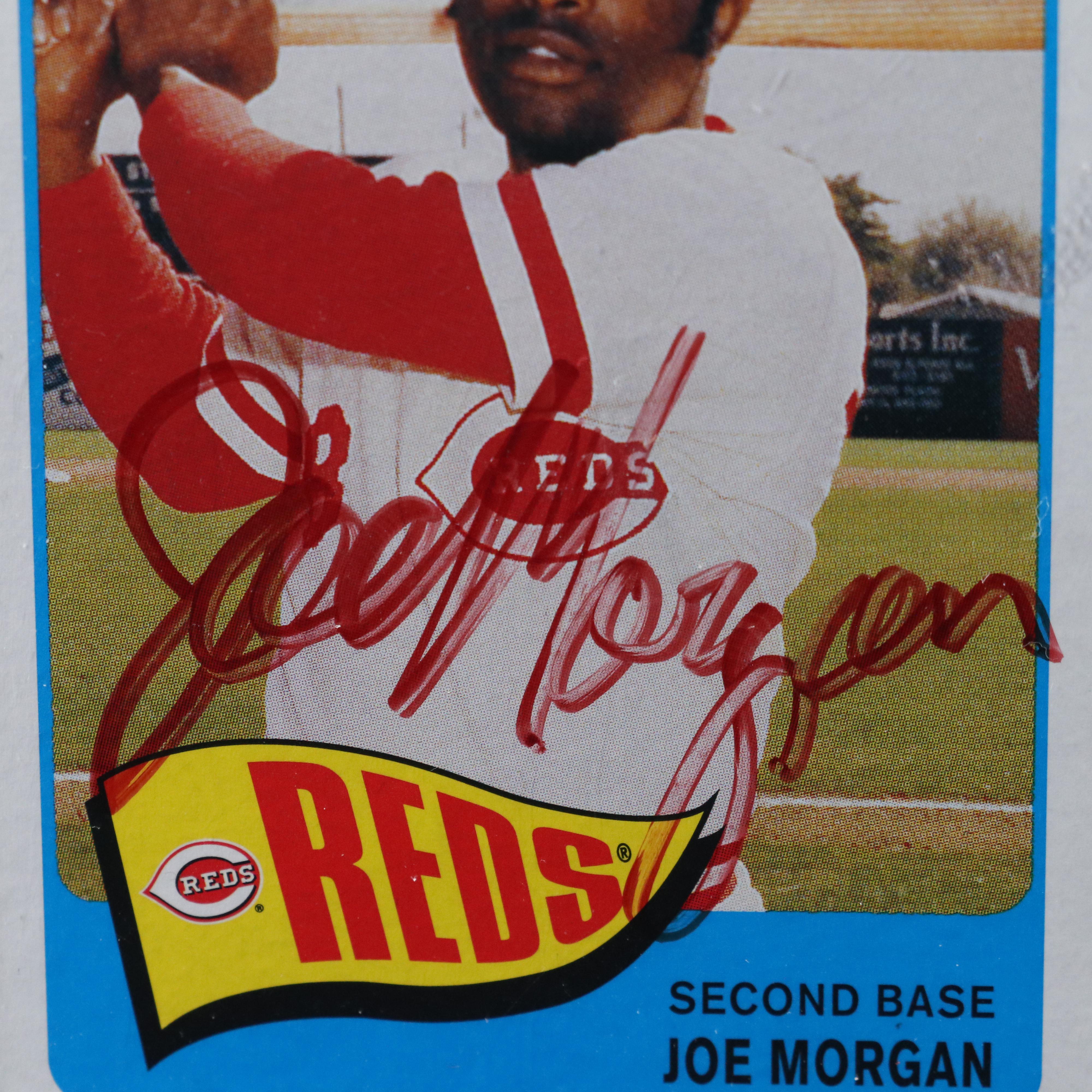 Mike Schmidt and Joe Morgan Signed Baseball Cards