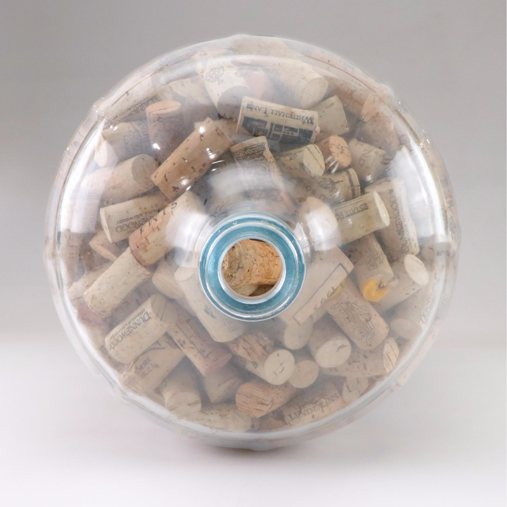 Glass Carboy Filled with Wine Corks