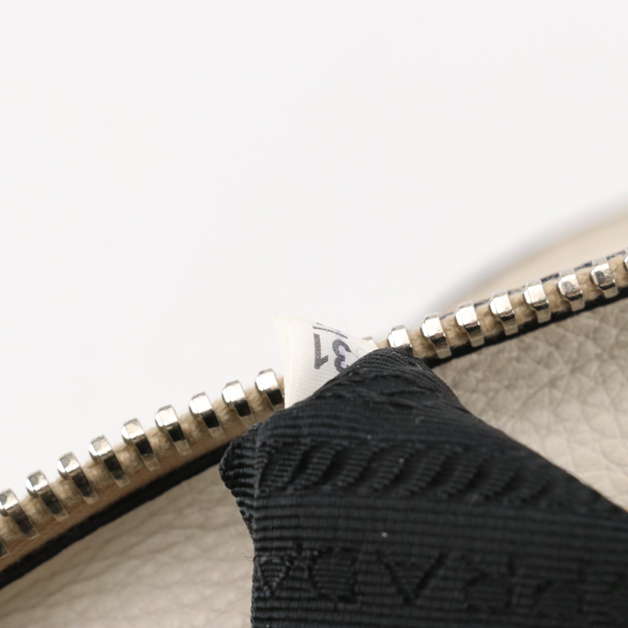 Prada Talco Vitello Daino Leather Two-Way Bag