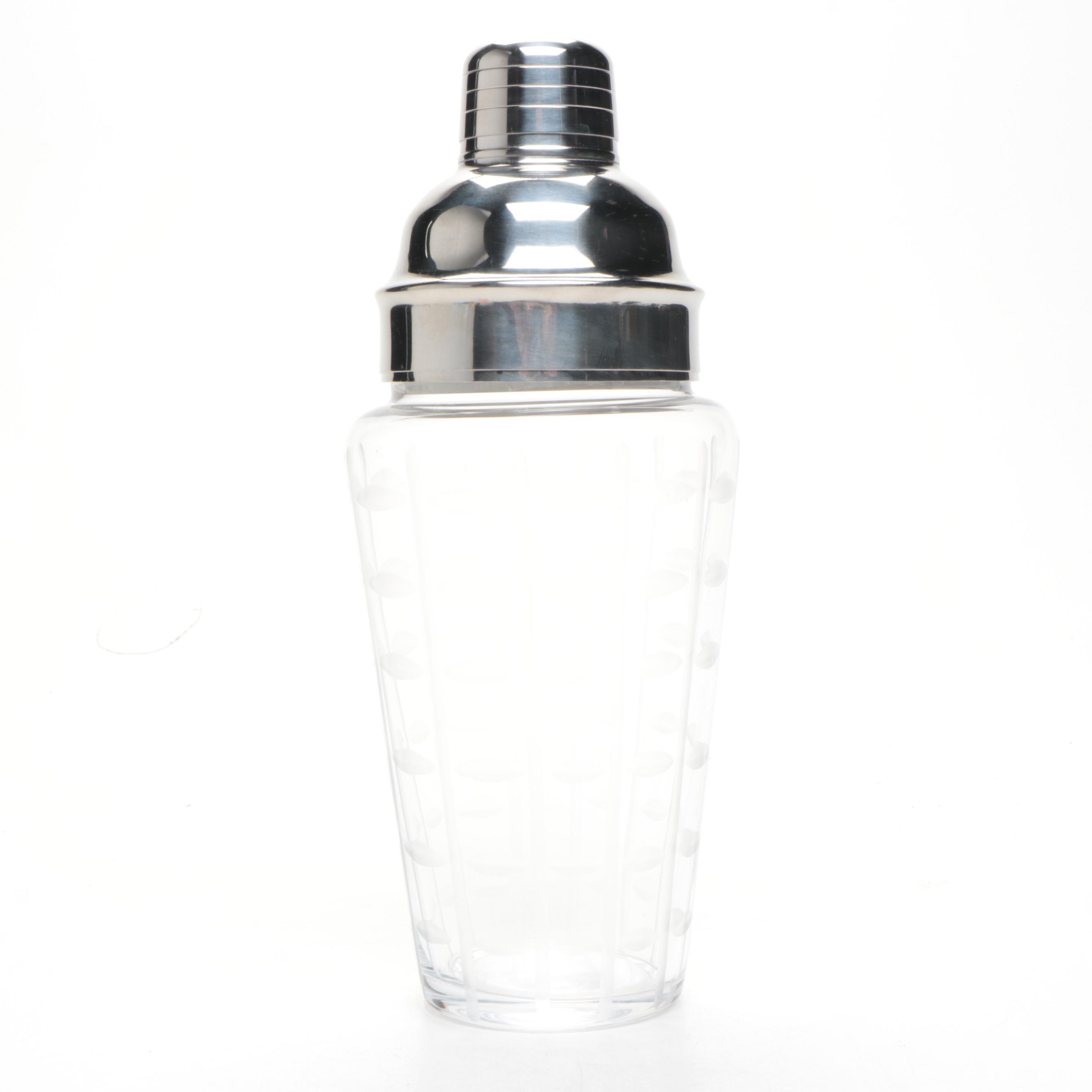 Pyrex Mixing Bowls, Candlesticks, Cocktail Shakers with Tumblers