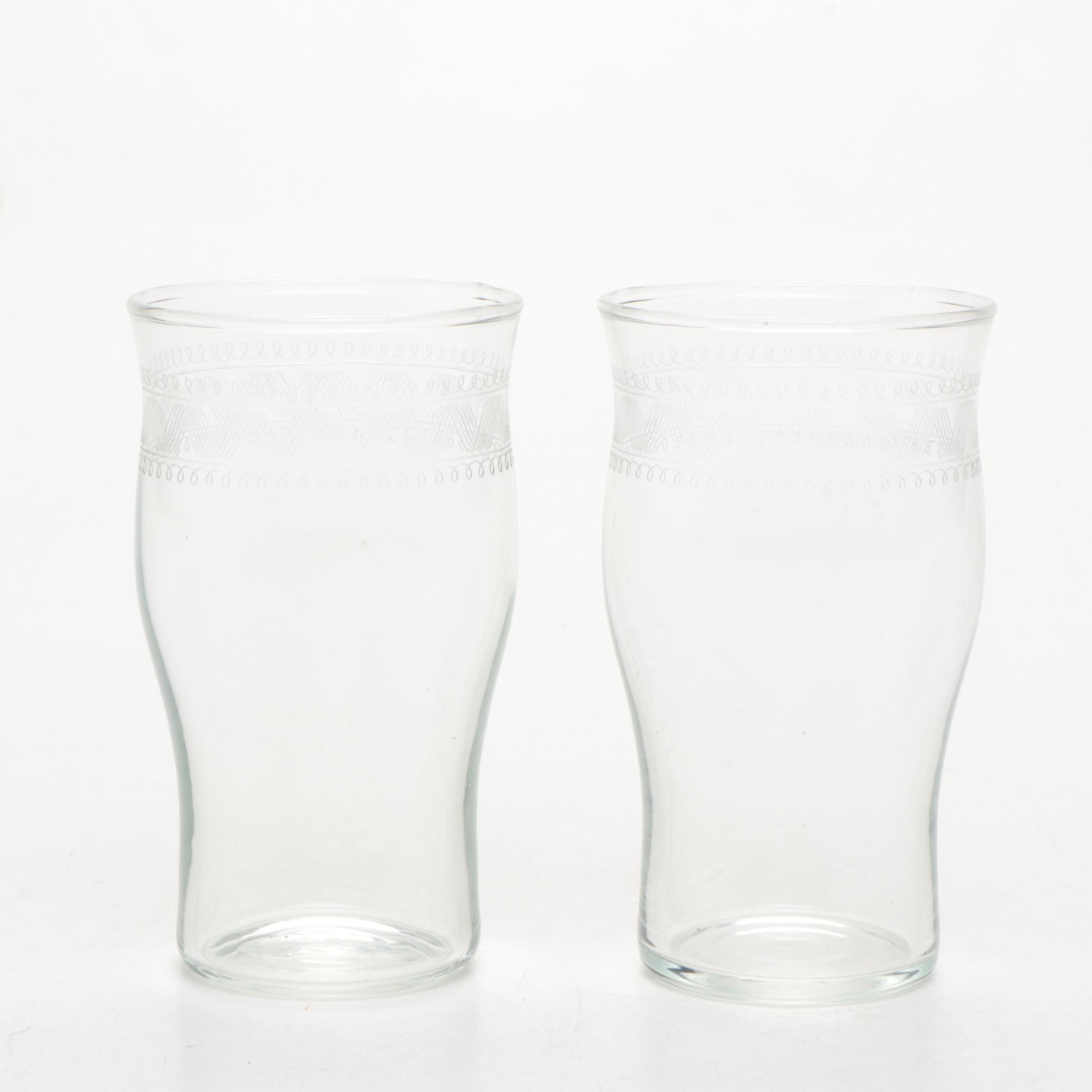 Pyrex Mixing Bowls, Candlesticks, Cocktail Shakers with Tumblers