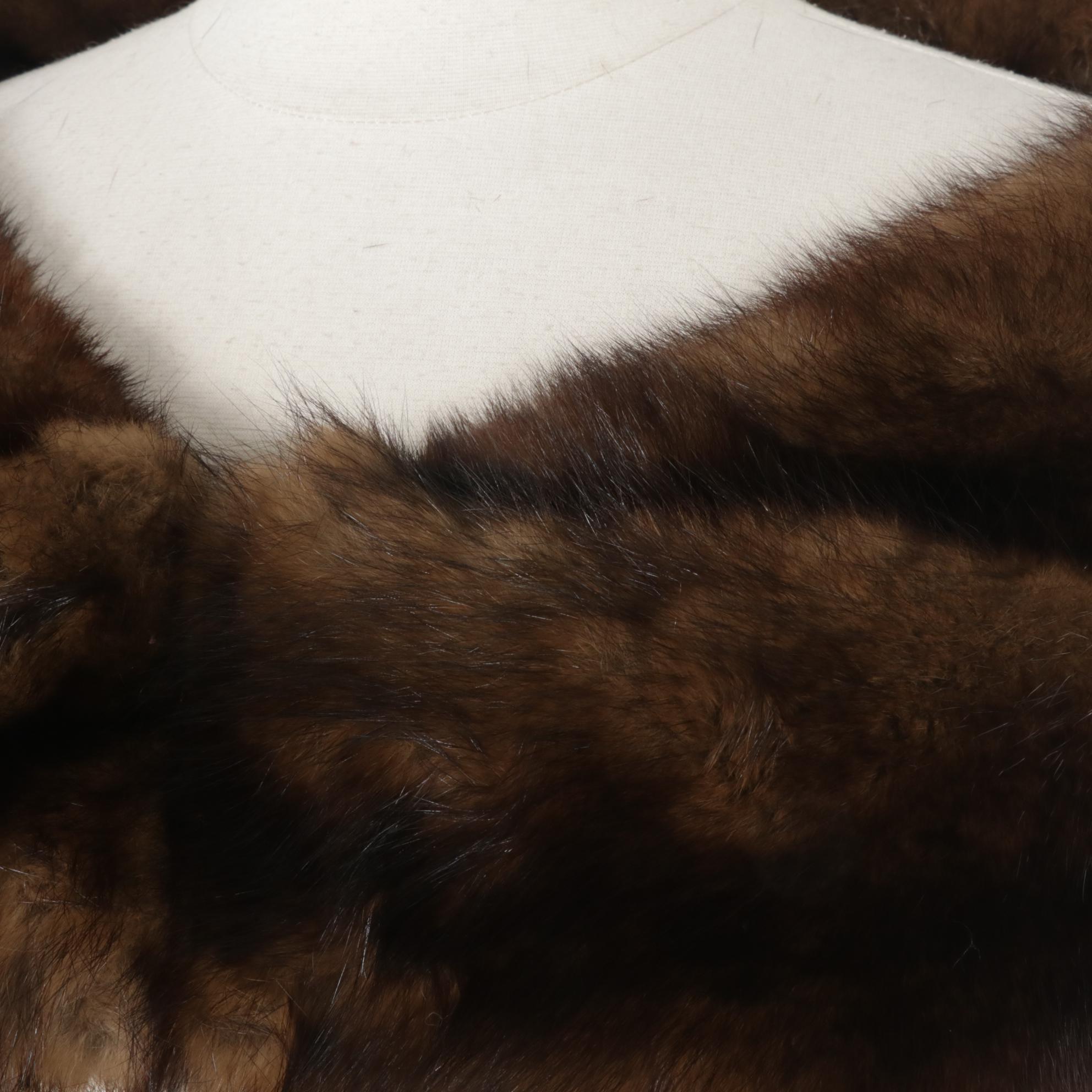 Russian Sable Fur Wrap with Velour Lining by Robert Wallace