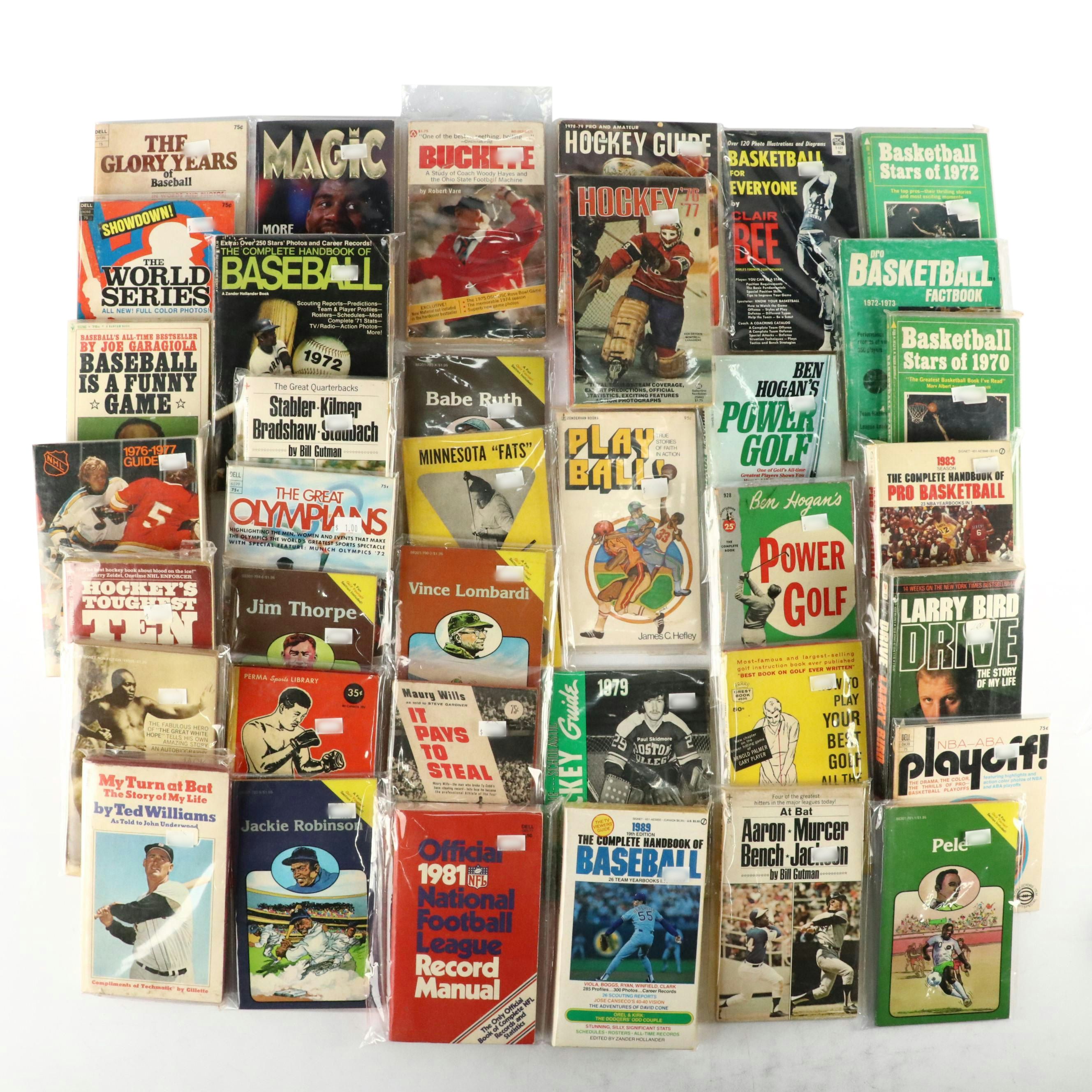 "My Turn at Bat", "More Than a Legend" and Other Sports Books