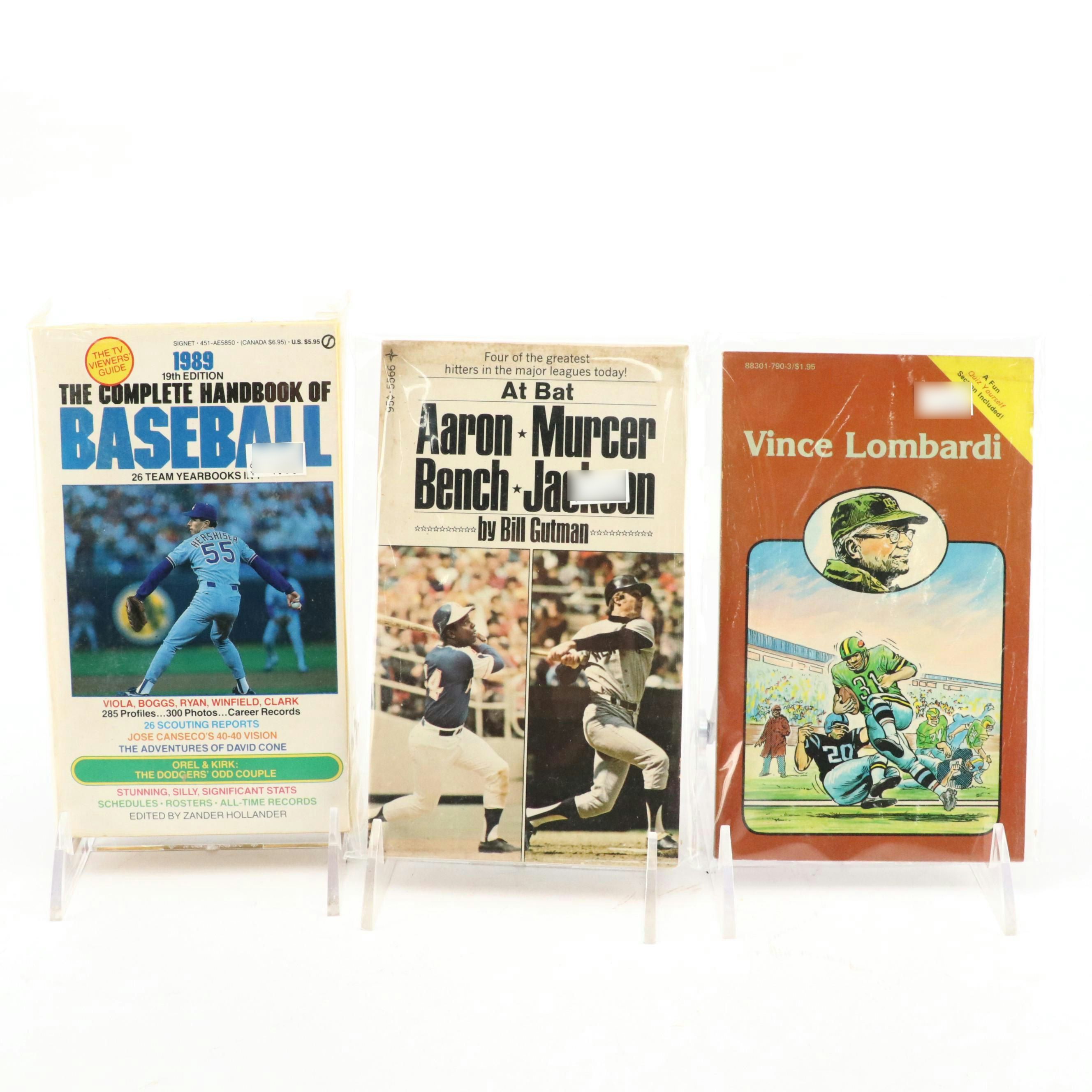 "My Turn at Bat", "More Than a Legend" and Other Sports Books