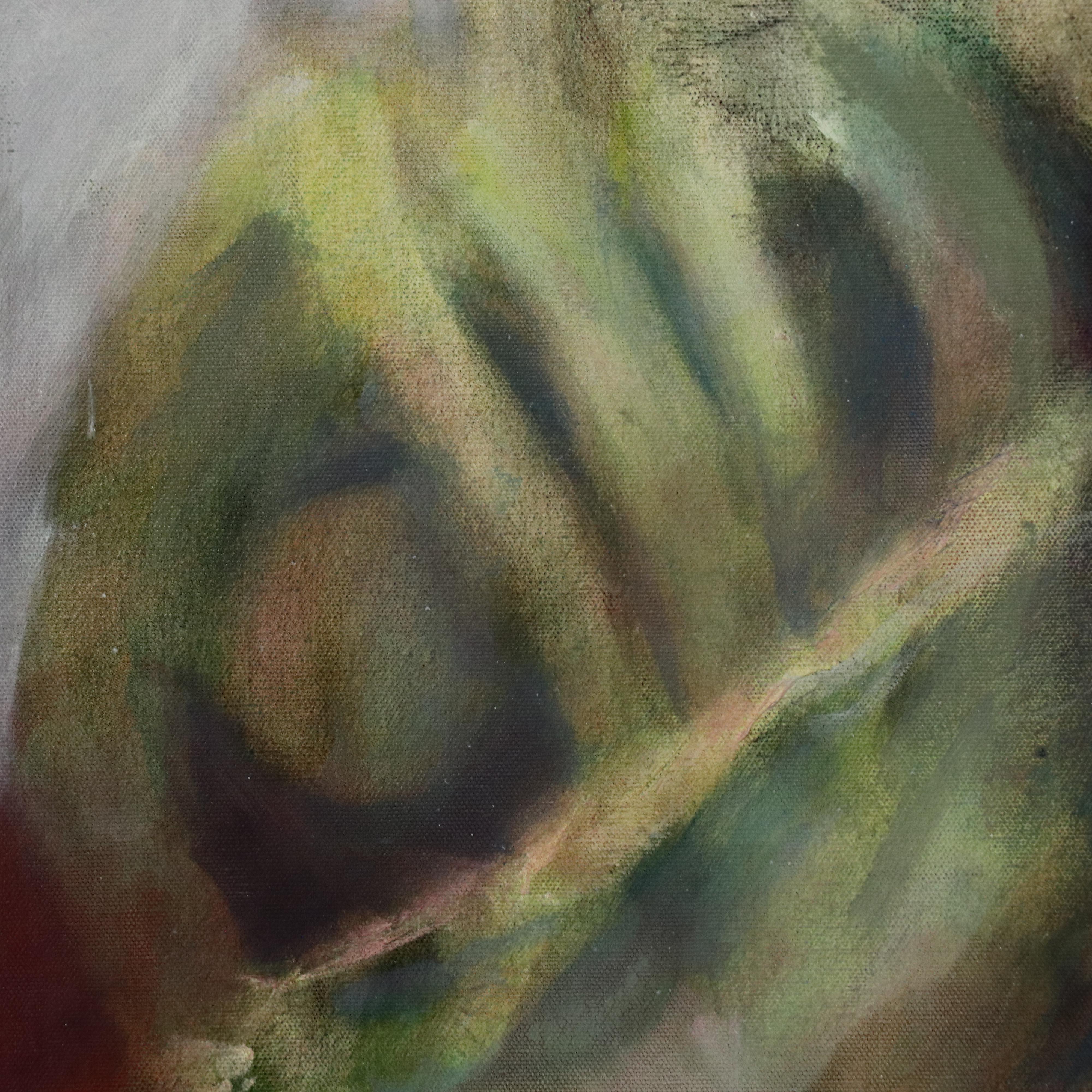 Tadashi Hayakawa Mixed Media Painting "To Be Born Again," 2007