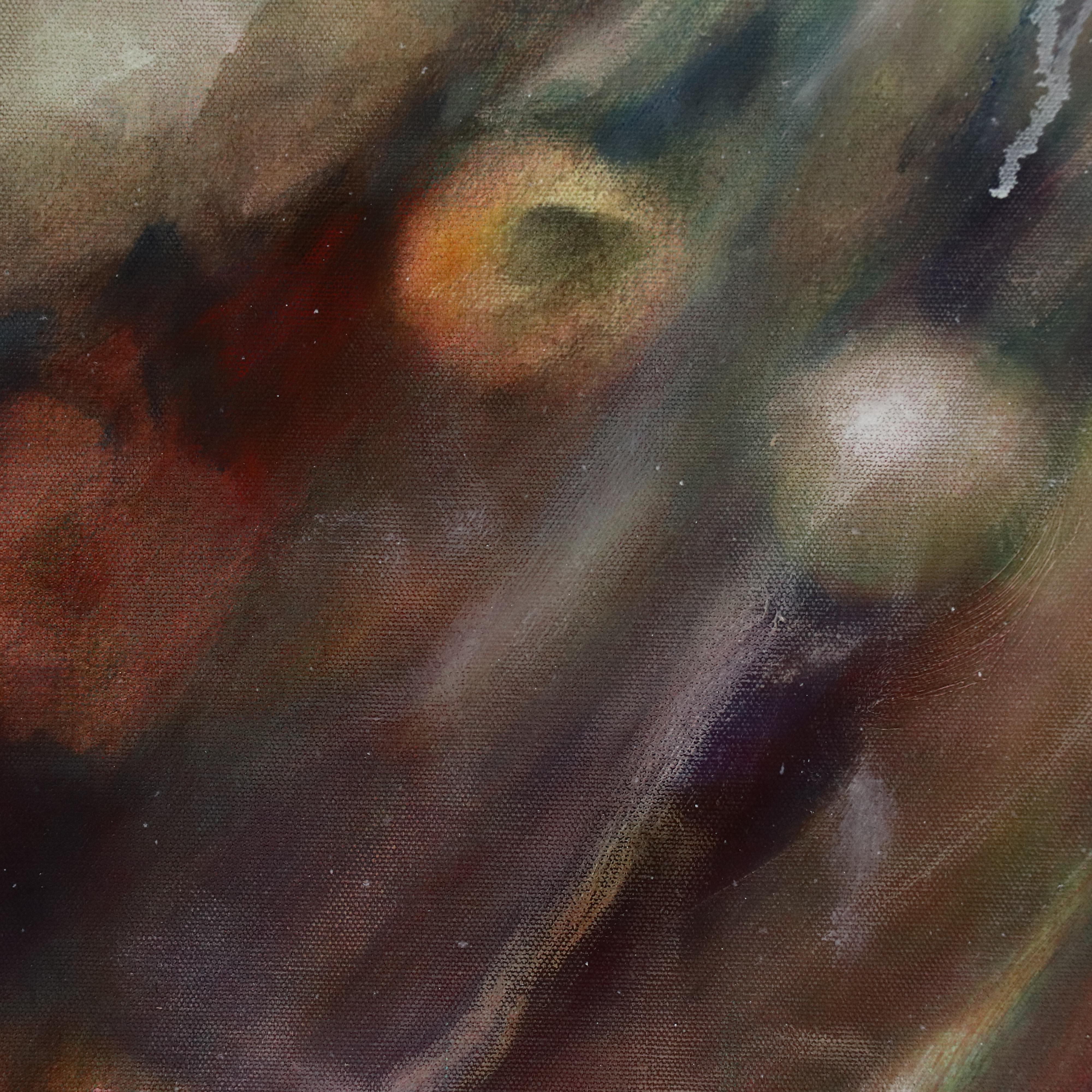 Tadashi Hayakawa Mixed Media Painting "To Be Born Again," 2007