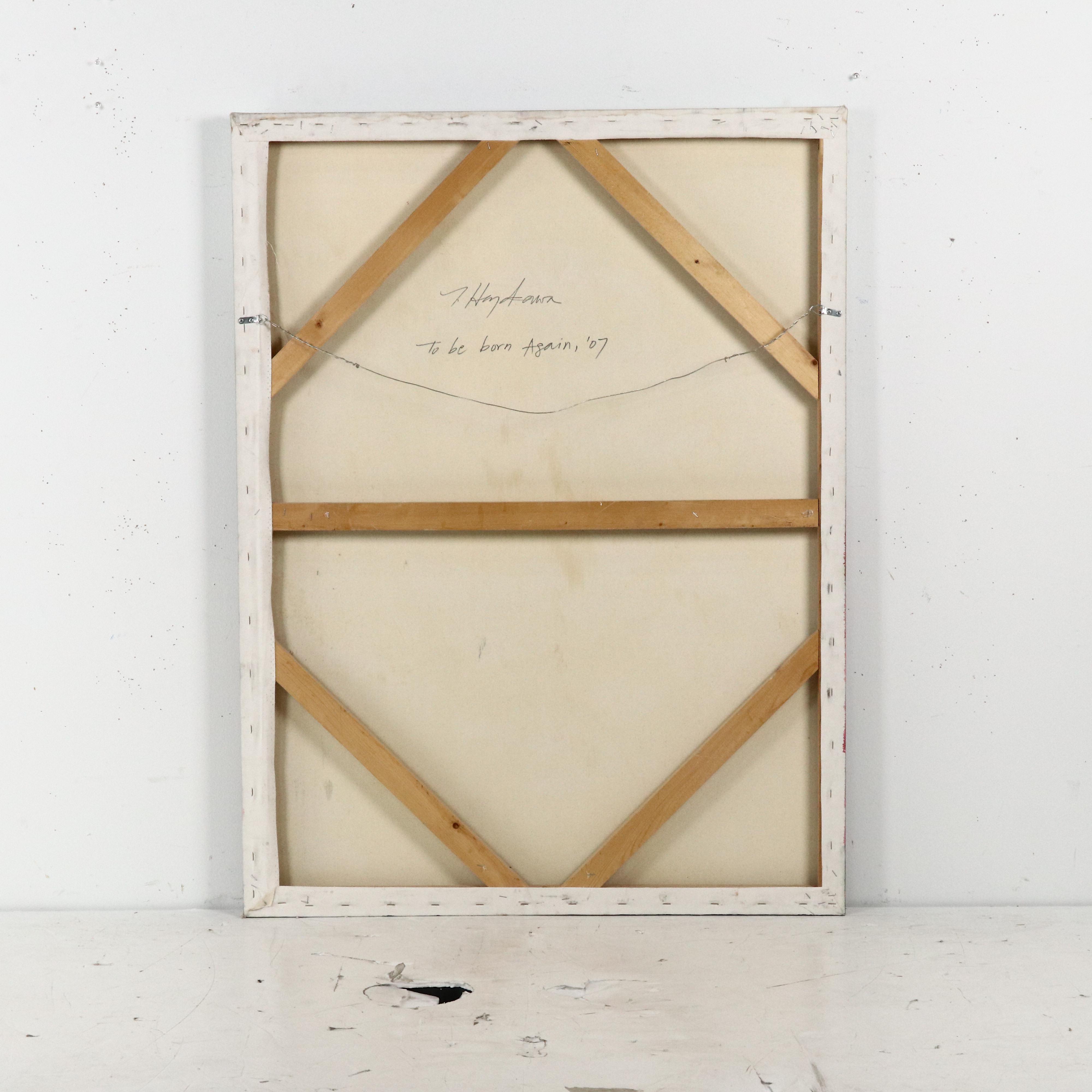 Tadashi Hayakawa Mixed Media Painting "To Be Born Again," 2007