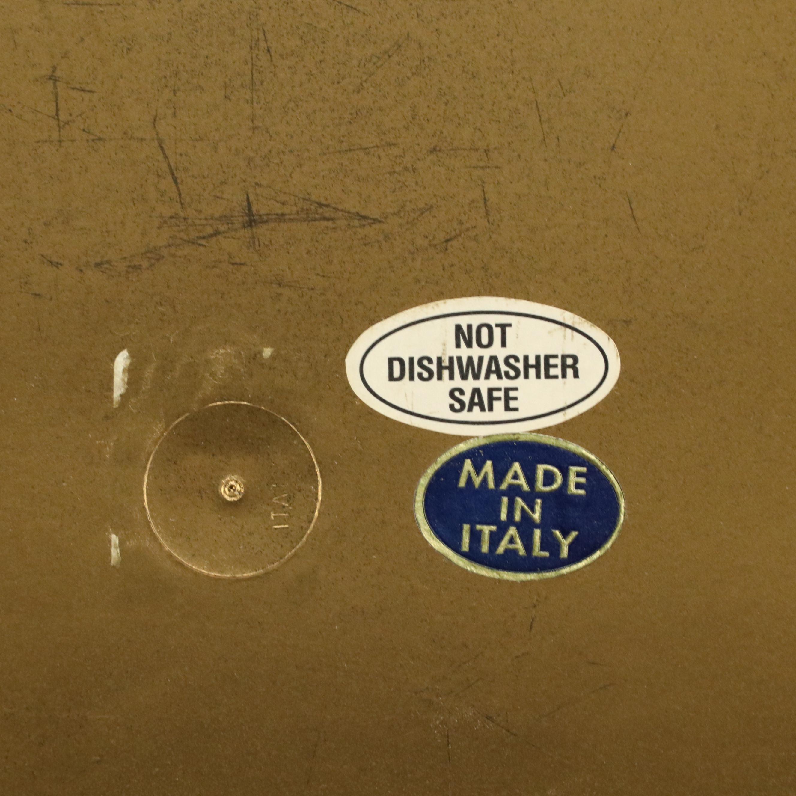 Baroque Style Plastic Tray with Gilt Plaster Angels and Candlesticks