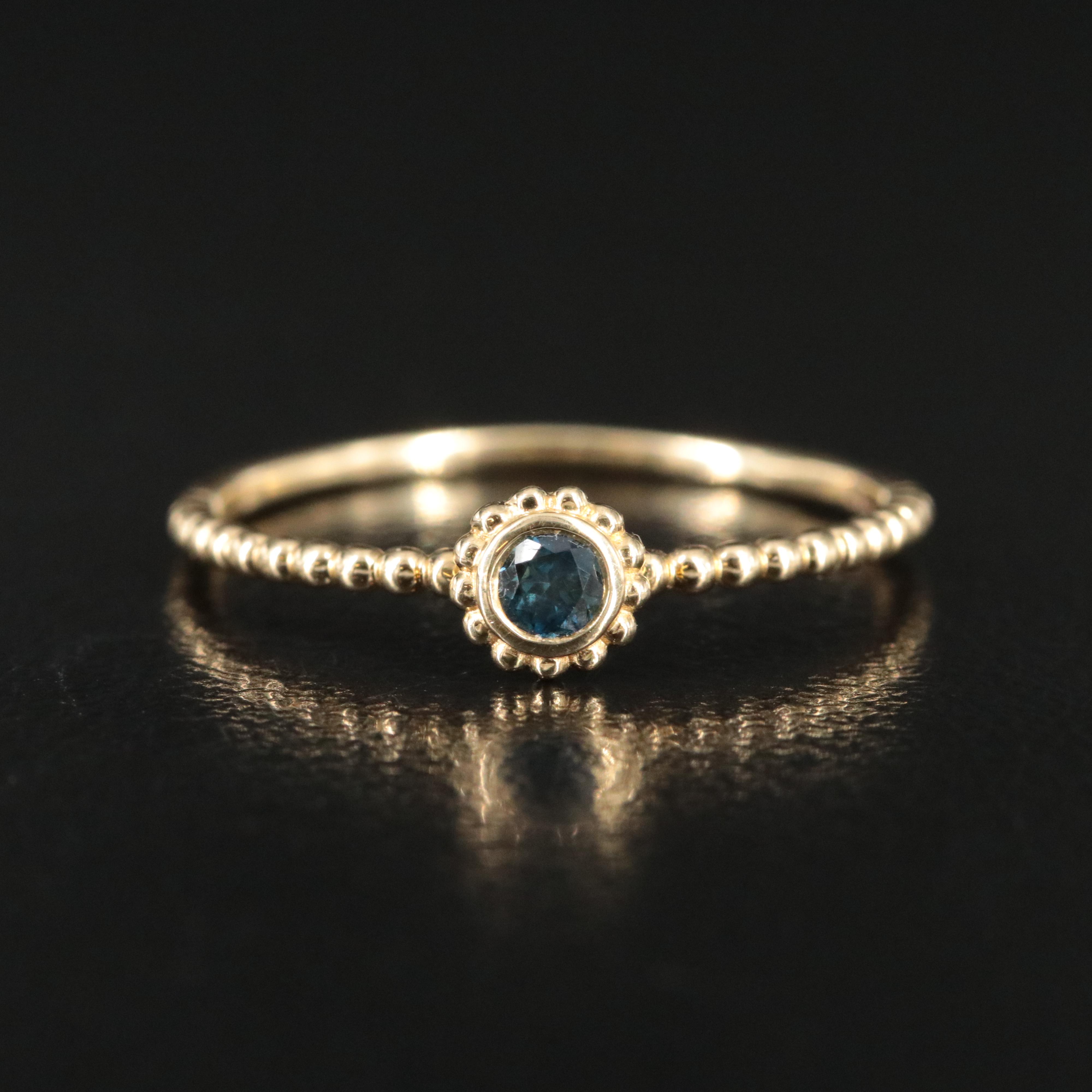 Lagos 18K Sapphire Stackable Ring