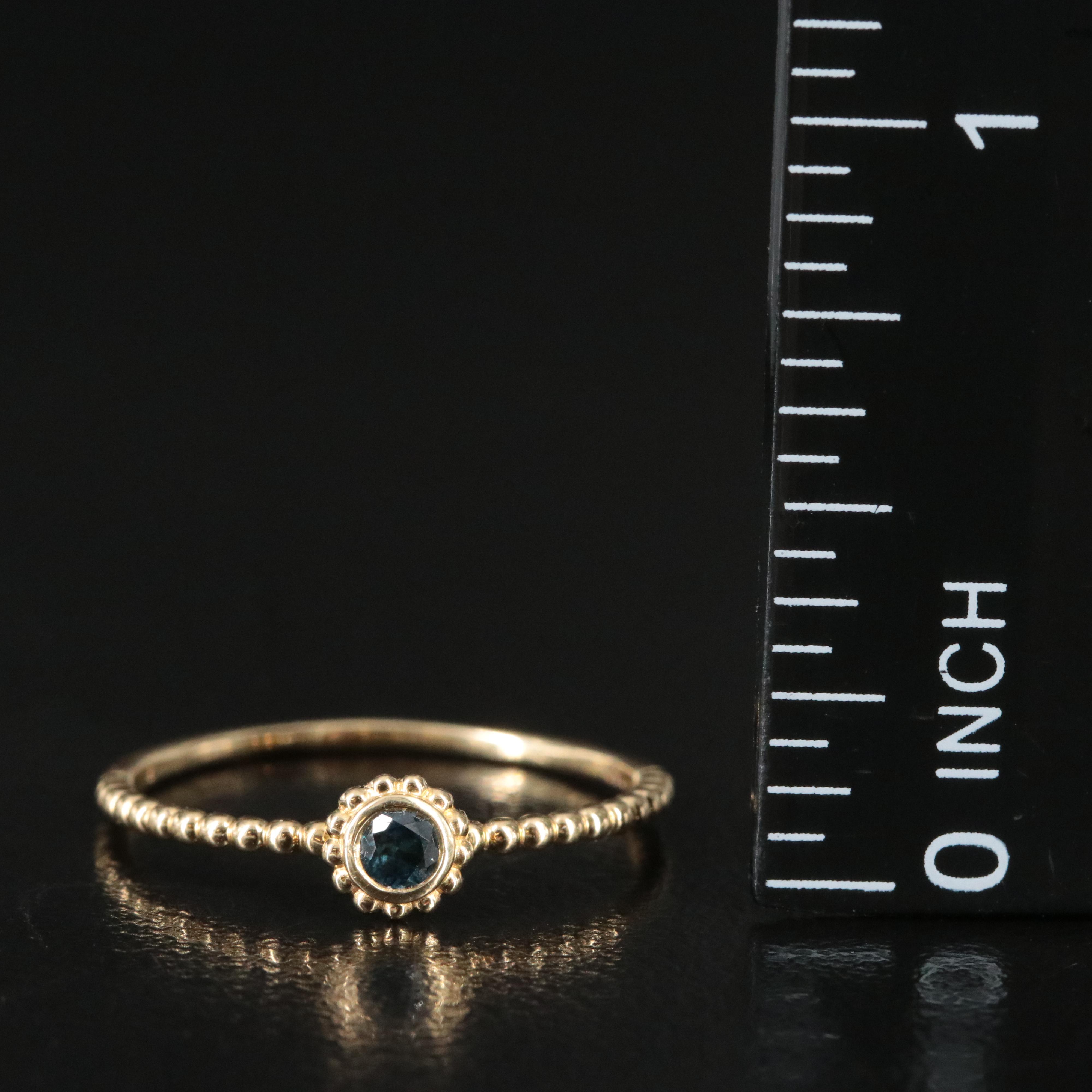 Lagos 18K Sapphire Stackable Ring