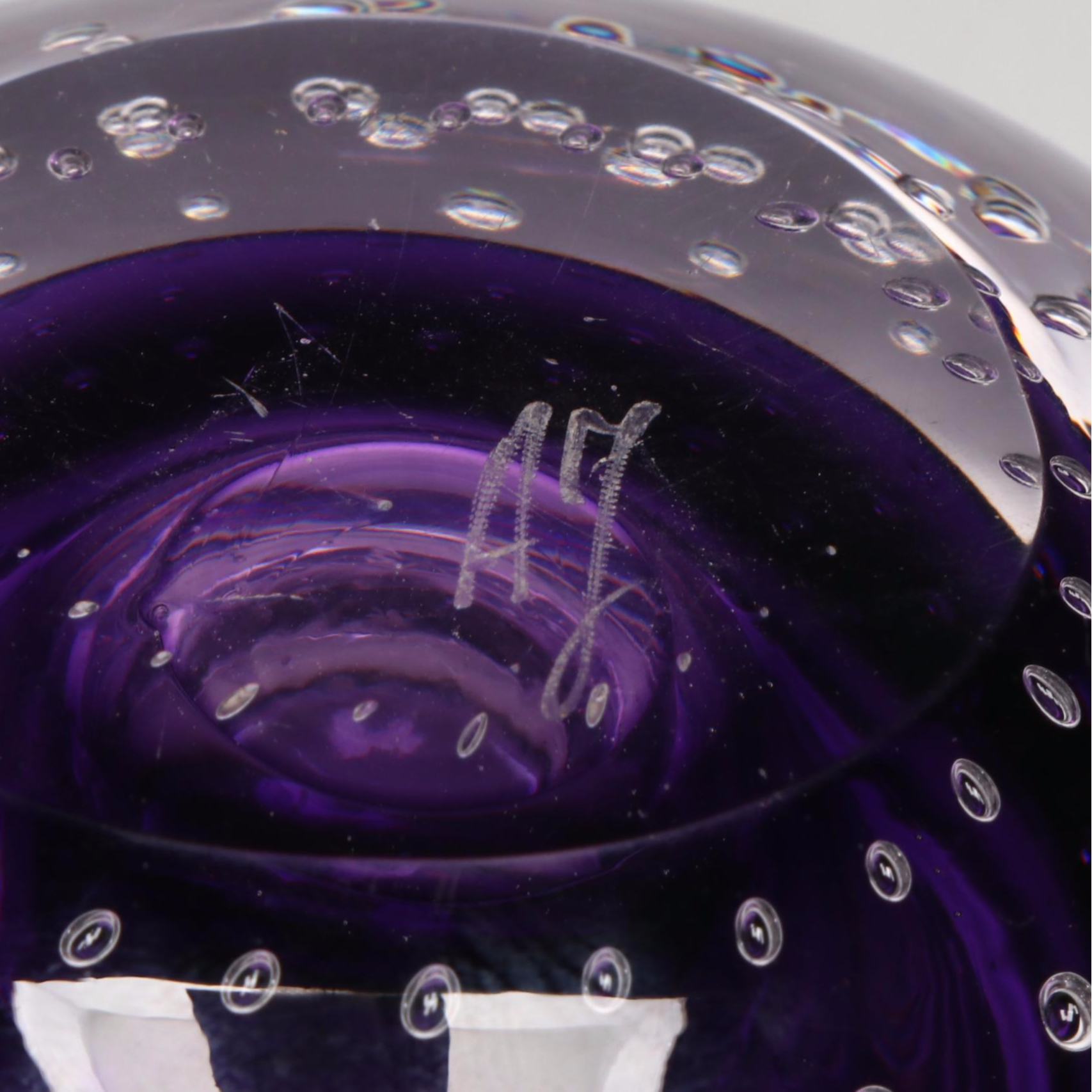 Jablonski Lead Crystal Paperweights with Art Glass Tumblers