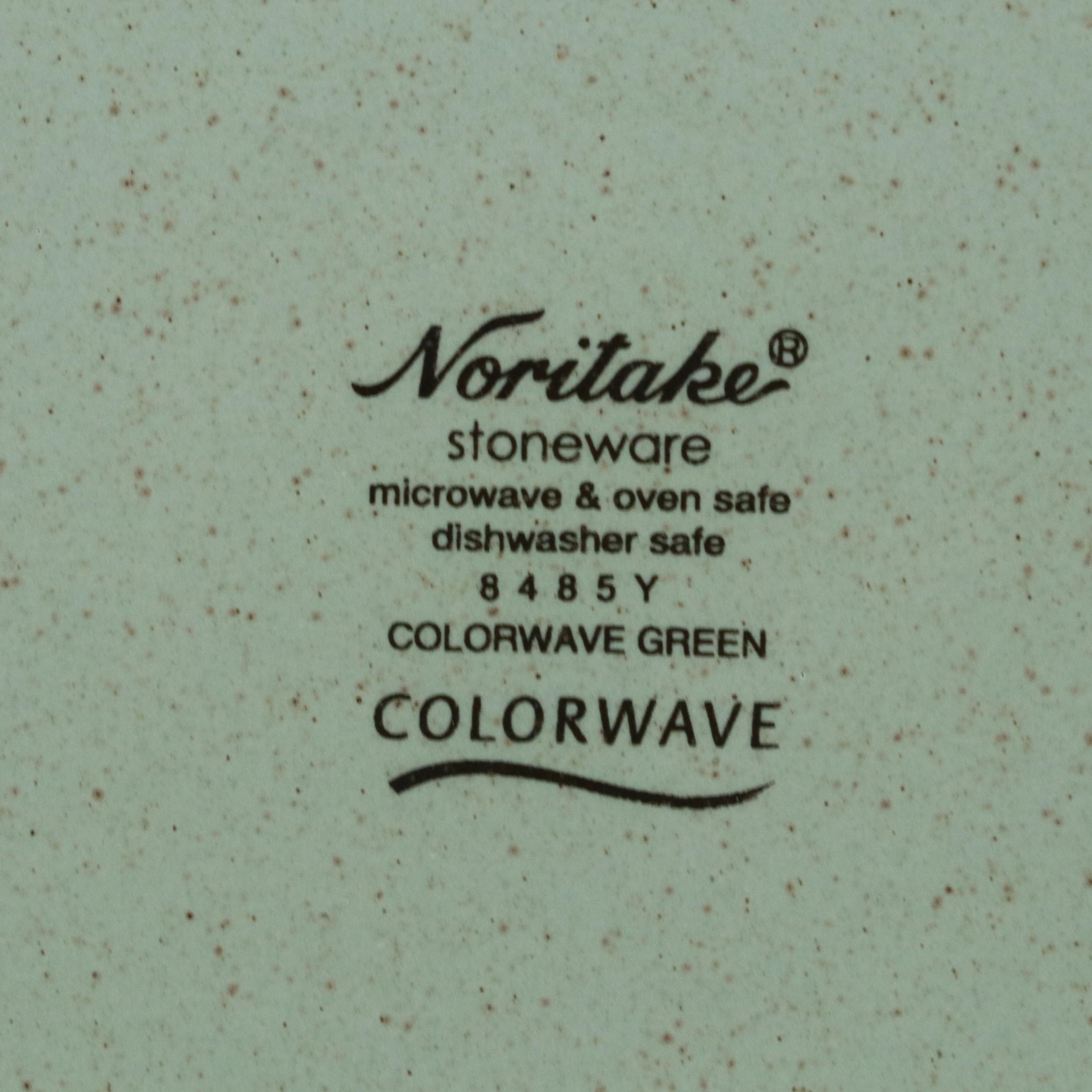 Noritake "Colorwave" Green Stoneware Dinnerware
