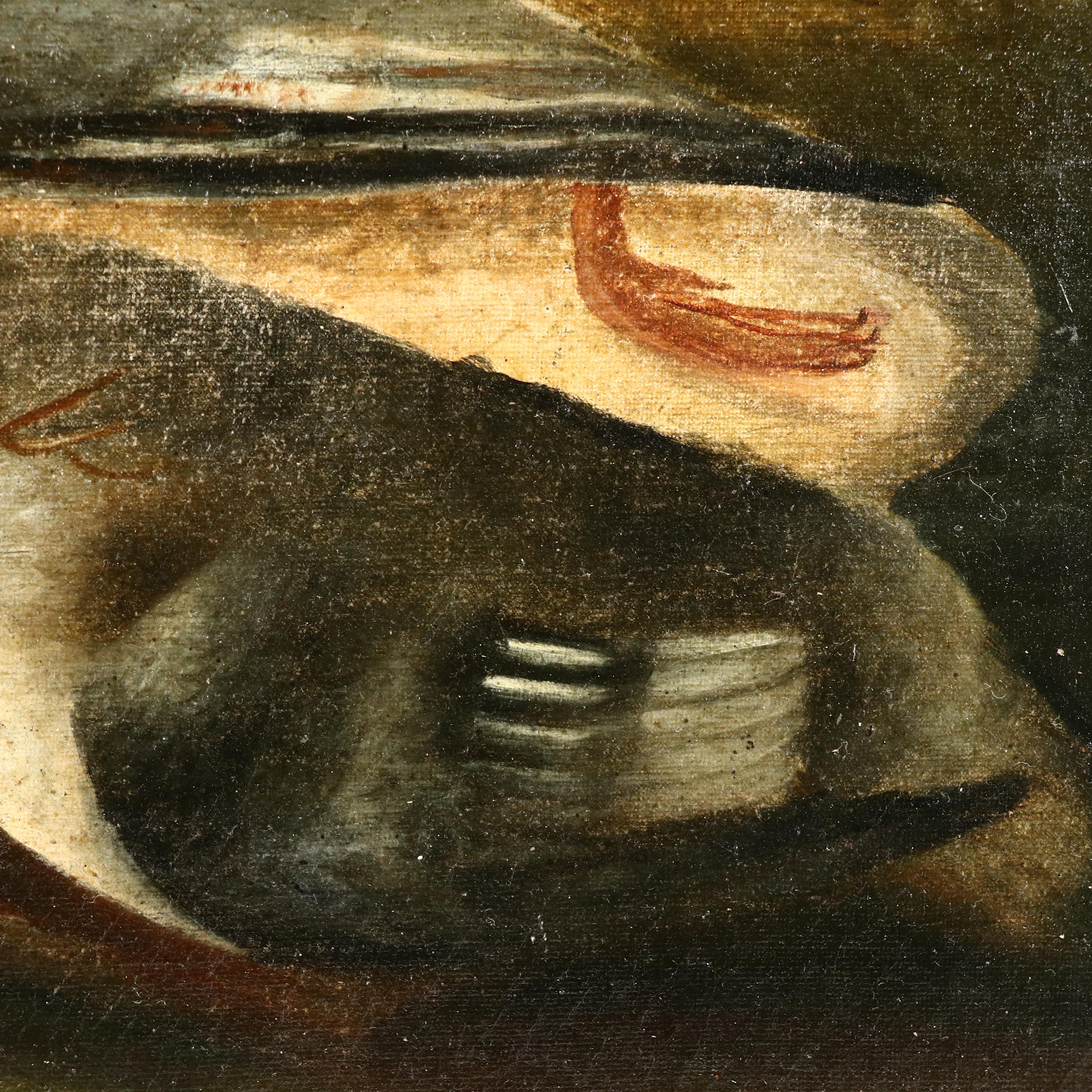 Nature Morte Oil Painting of Ducks, 19th Century