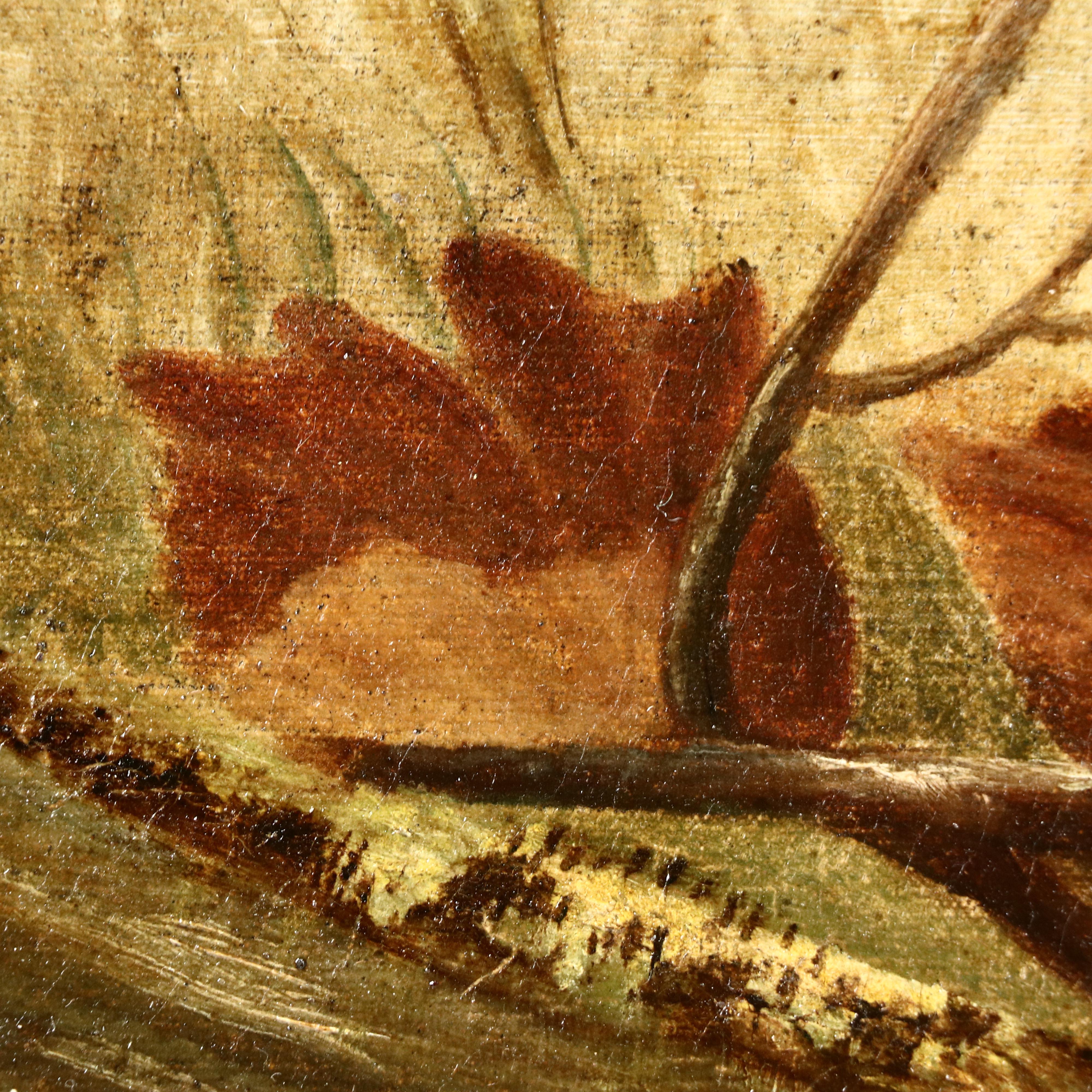 Nature Morte Oil Painting of Ducks, 19th Century