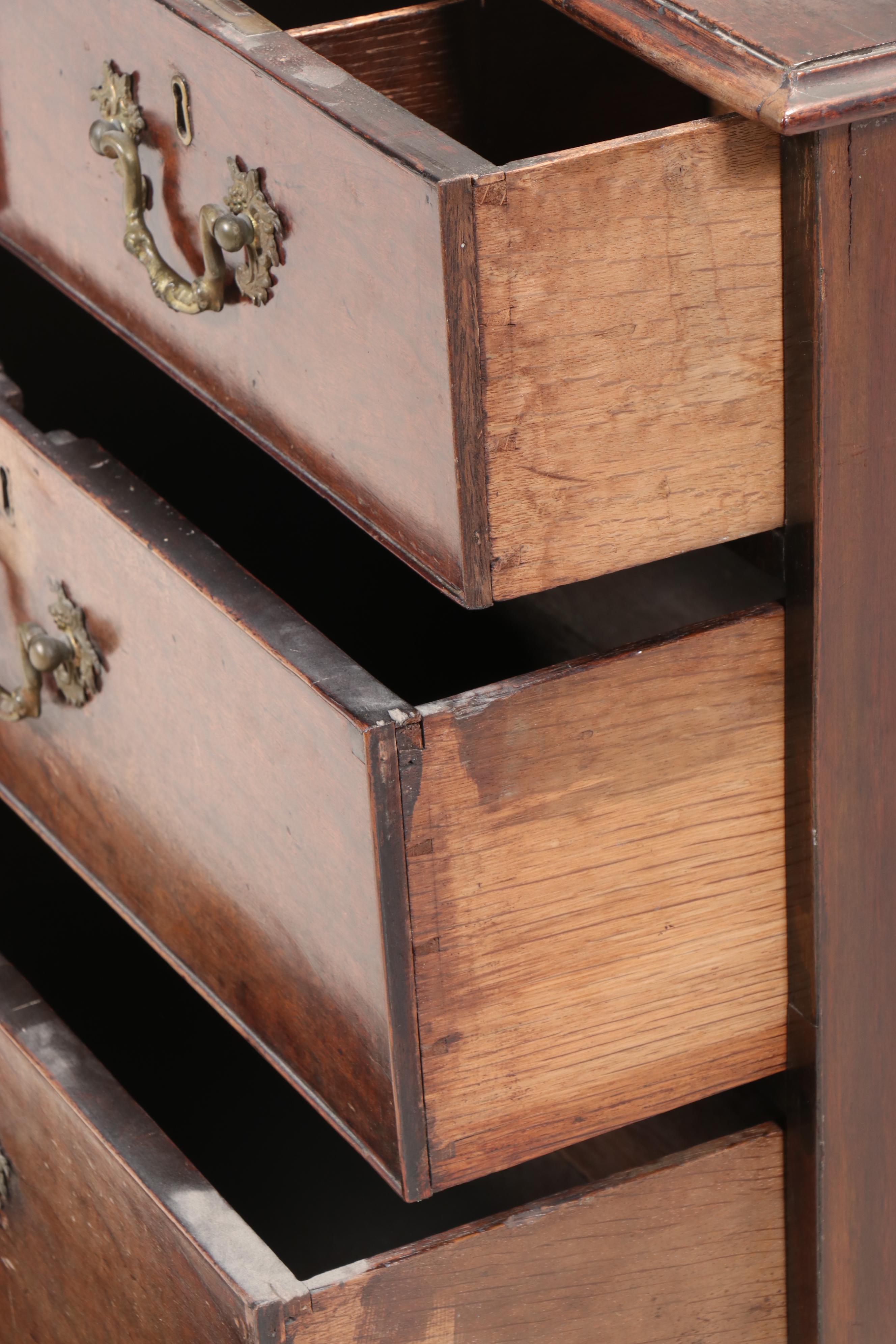 Georgian Wood Eight-Drawer Chest, 19th Century