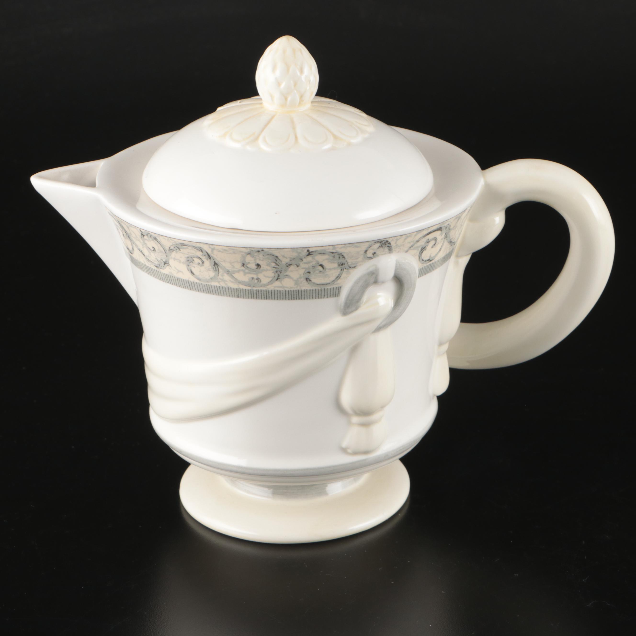 Johnson Bros. English Earthenware "Acanthus" Tea Set and Serving Pieces