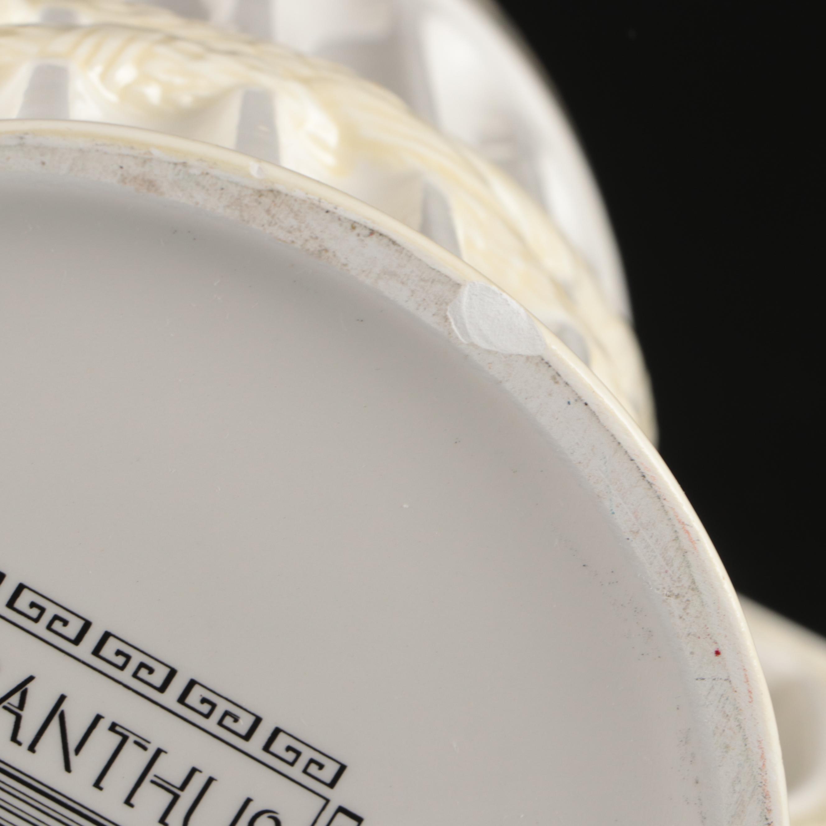 Johnson Bros. English Earthenware "Acanthus" Tea Set and Serving Pieces