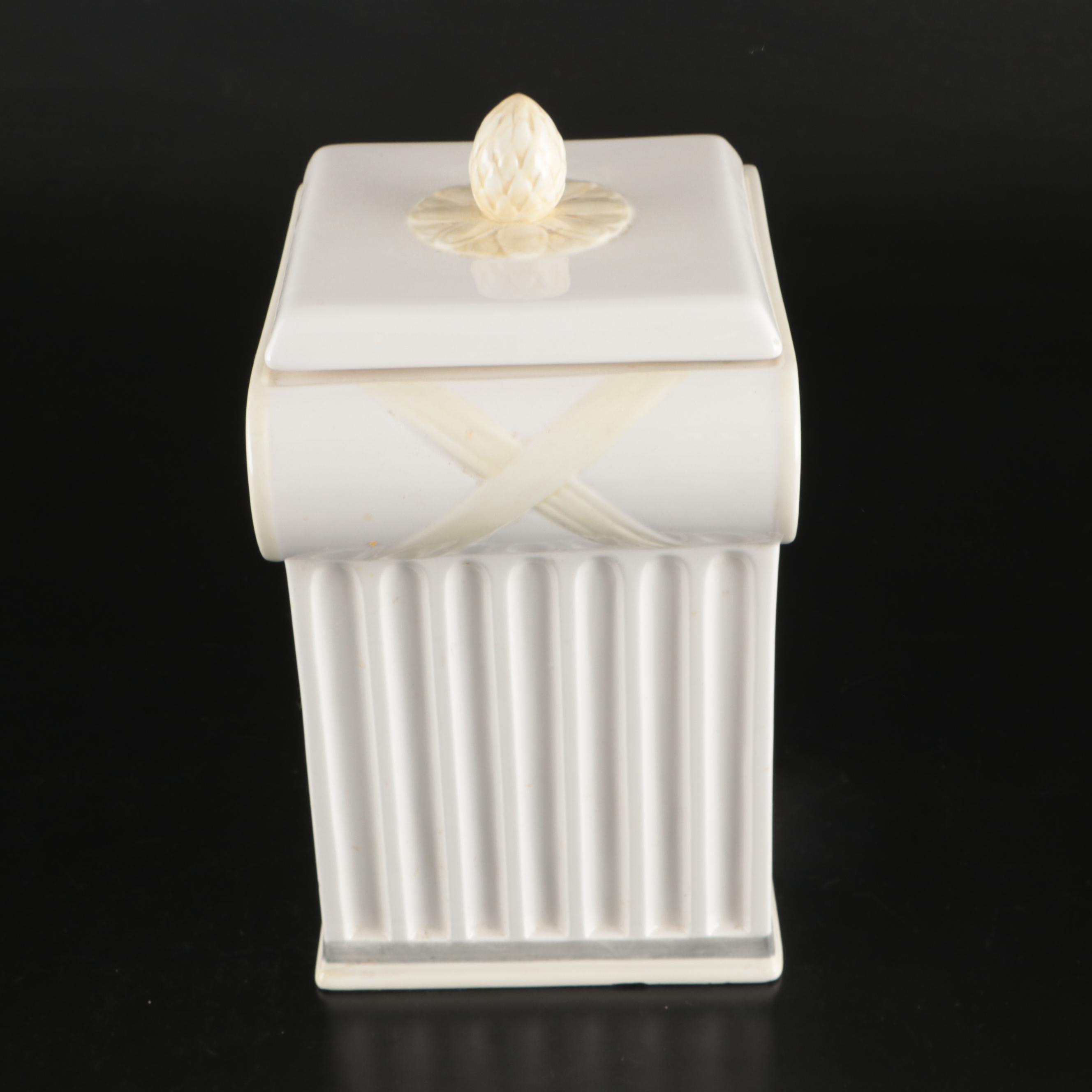 Johnson Bros. English Earthenware "Acanthus" Tea Set and Serving Pieces