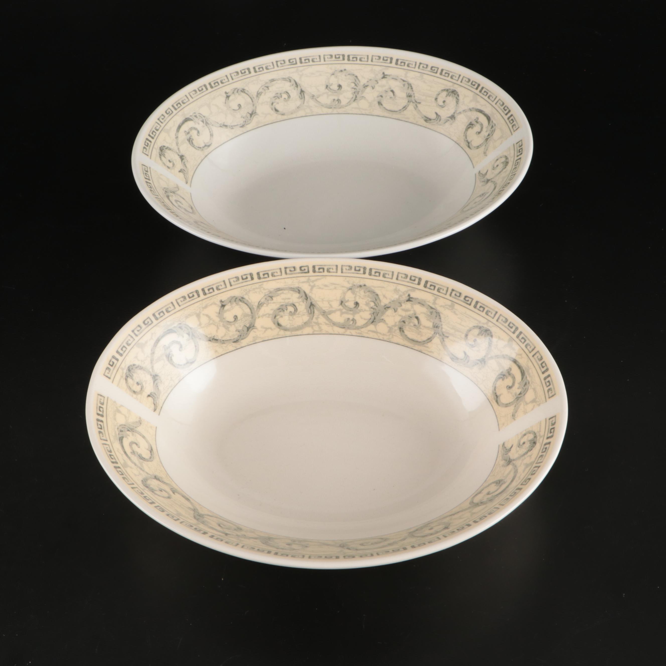 Johnson Bros. English Earthenware "Acanthus" Tea Set and Serving Pieces