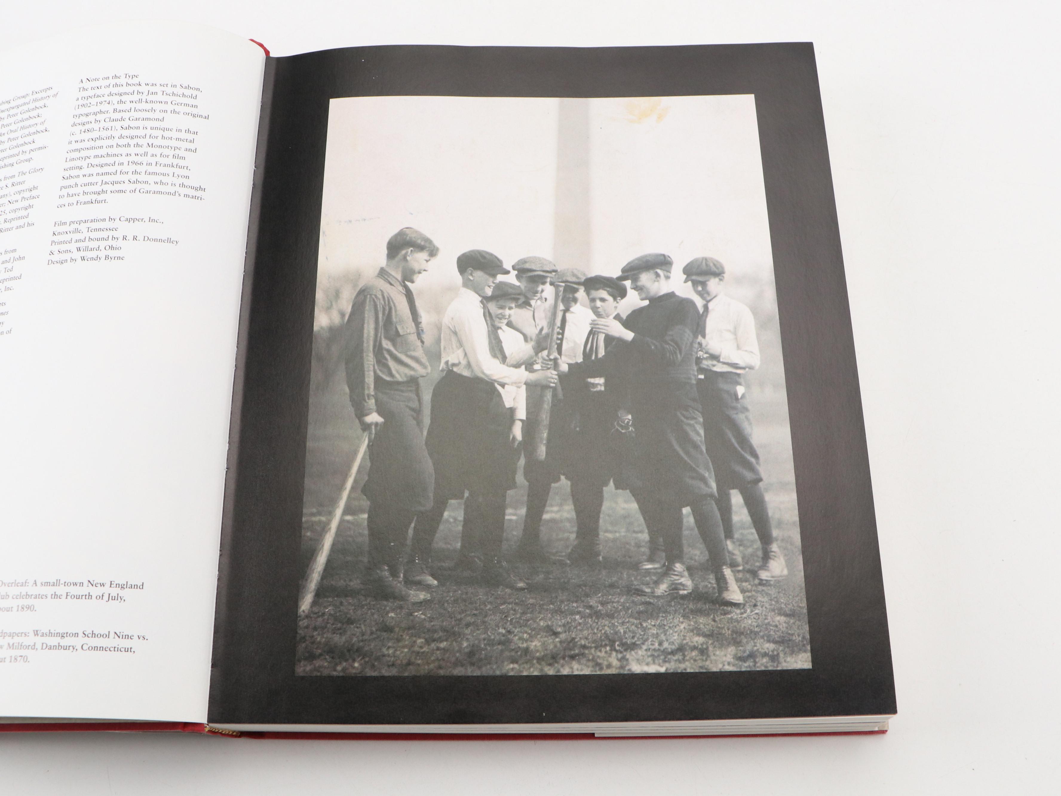 First Edition "Baseball" by Geoffrey Ward and Ken Burns with More Baseball Books