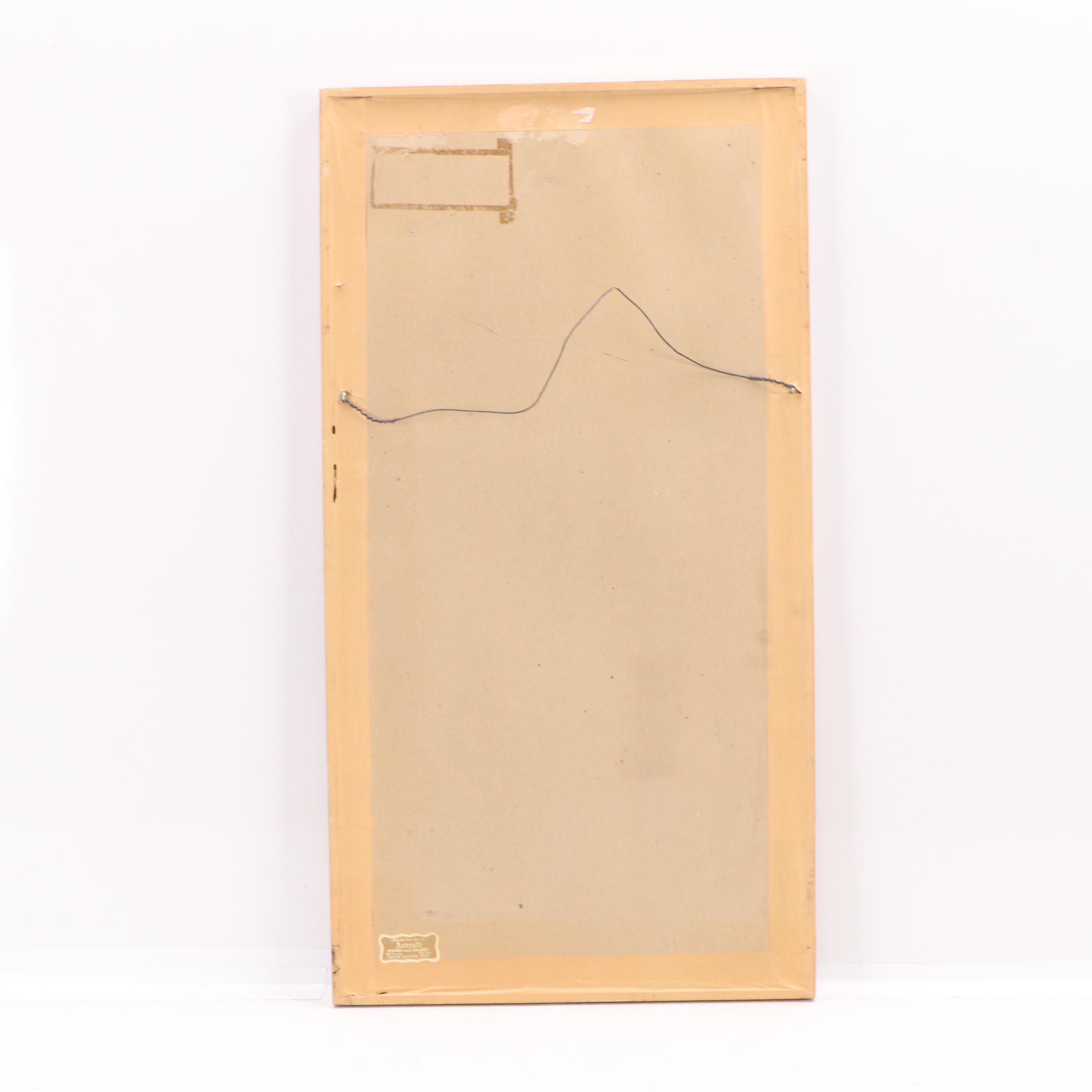 Eunice Katz Modernist Portrait Oil Painting, Mid to Late 20th Century