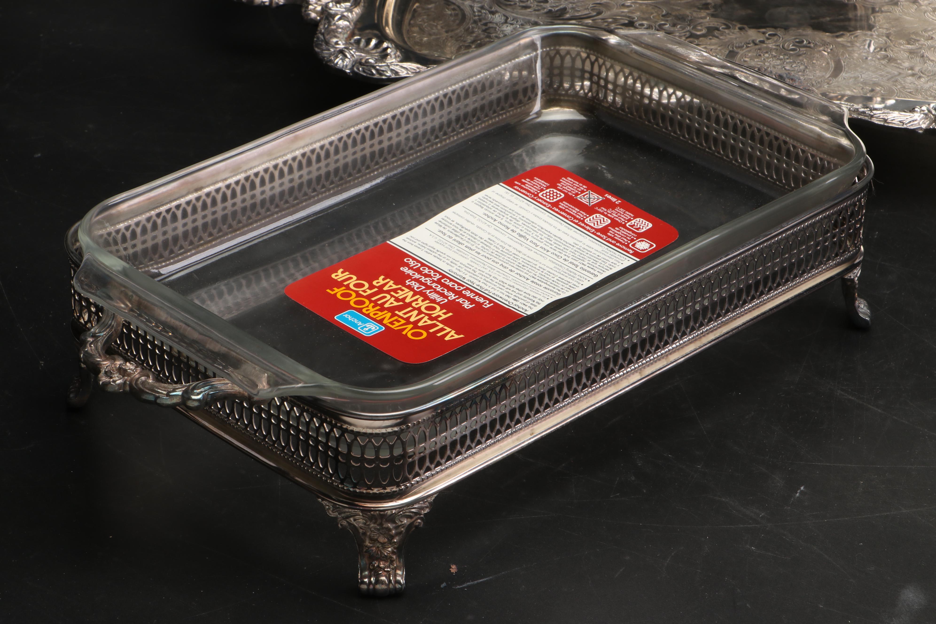 FB Rogers with Sheffield and Other Silver Plate Serving Pieces