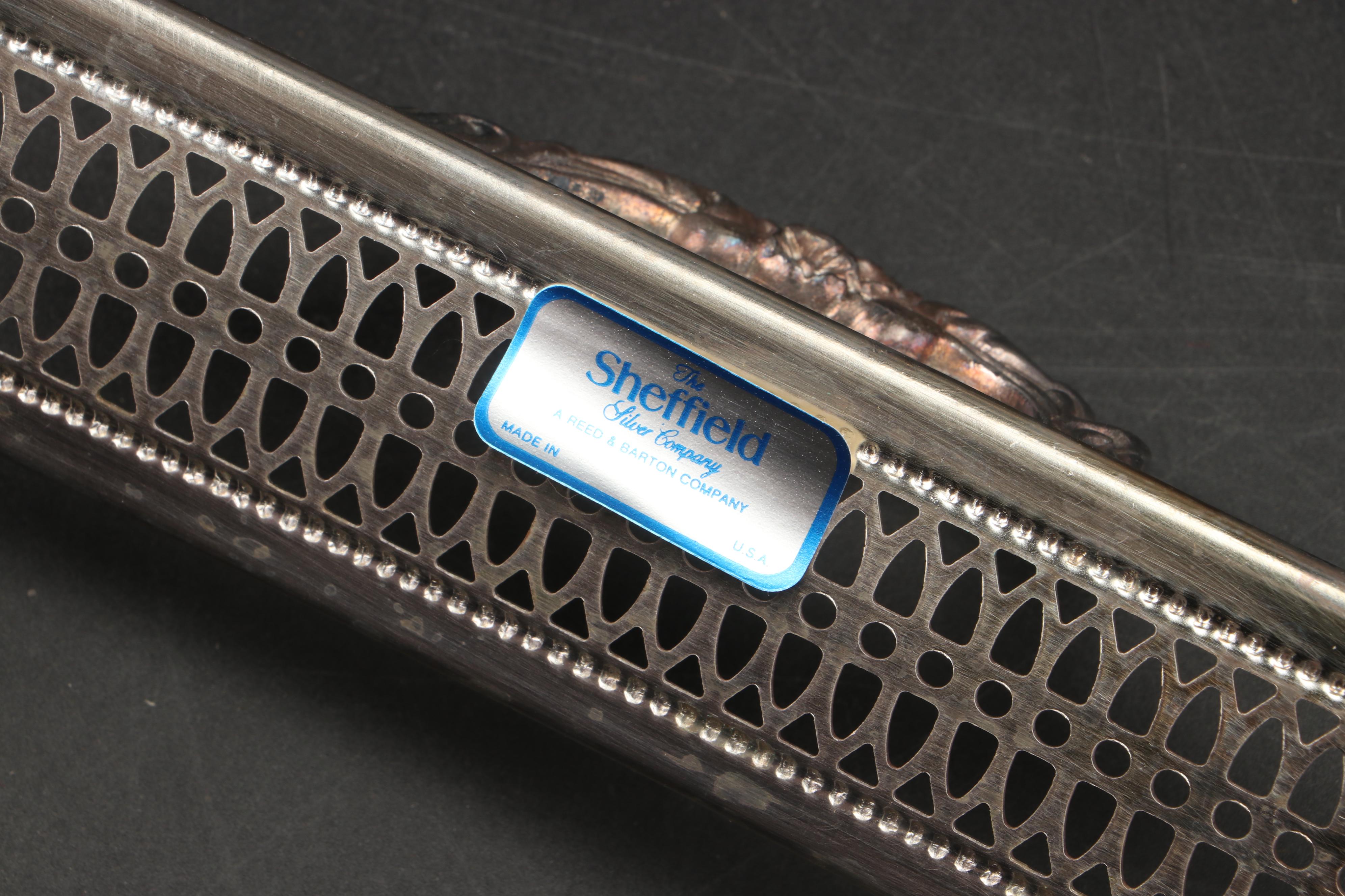 FB Rogers with Sheffield and Other Silver Plate Serving Pieces