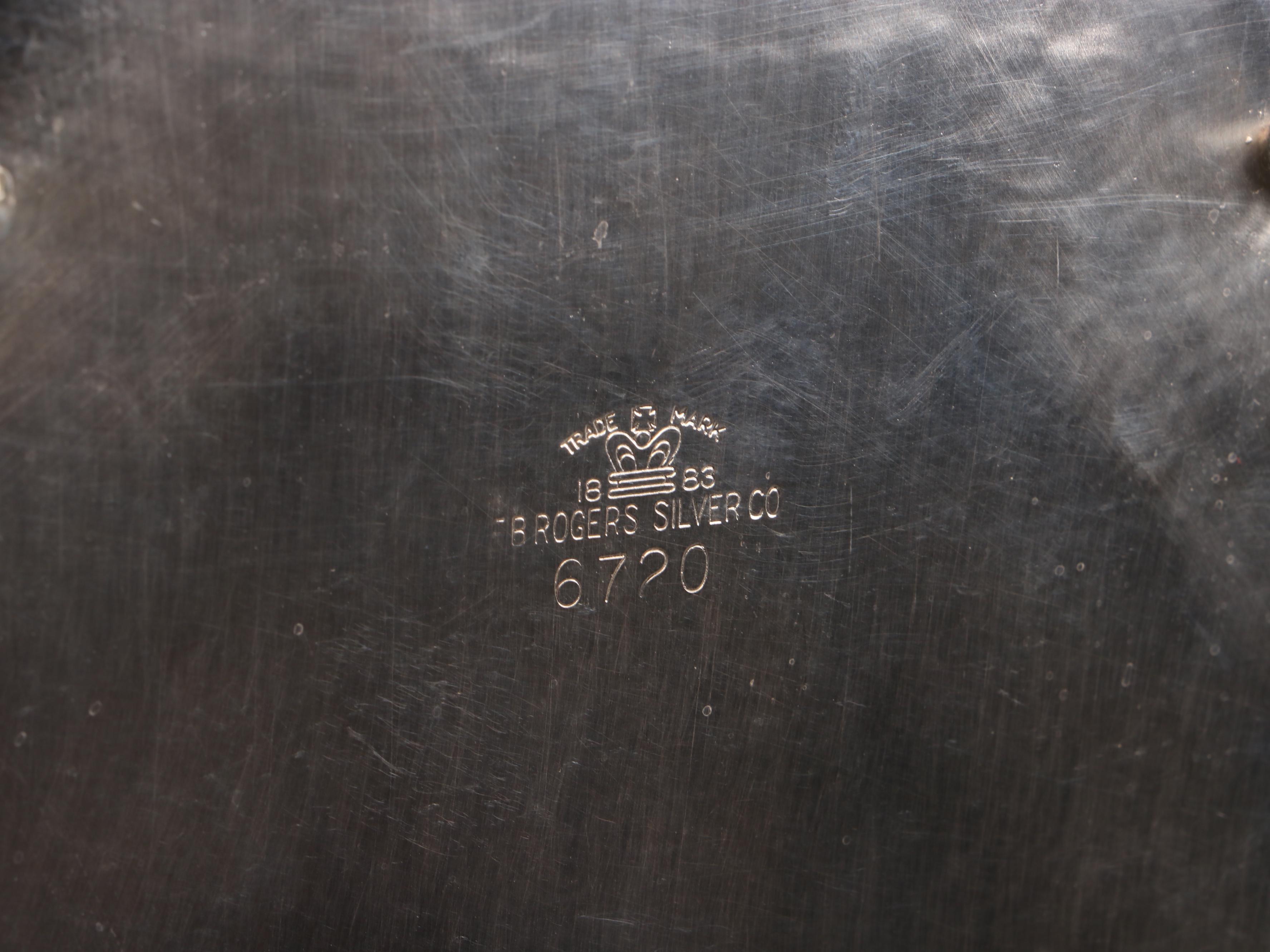 FB Rogers with Sheffield and Other Silver Plate Serving Pieces