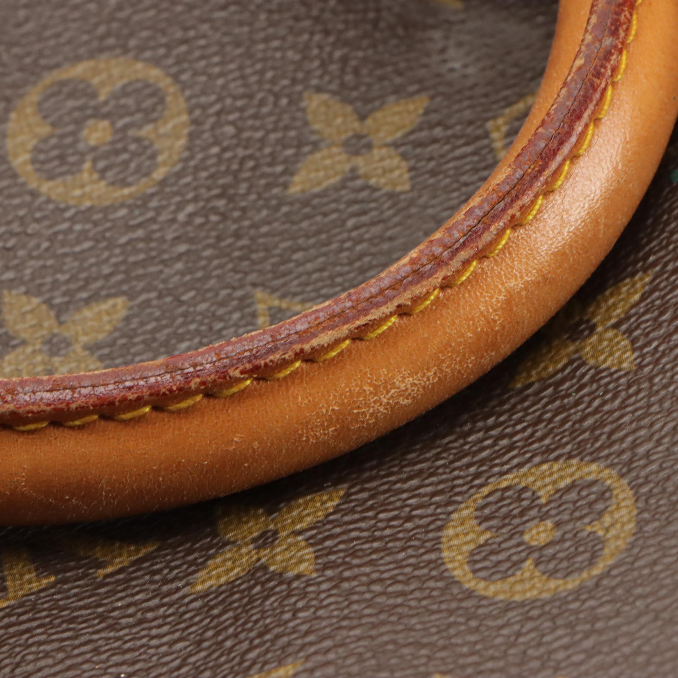 Louis Vuitton Keepall 50 Travel Bag in Monogram Canvas and Vachetta Leather