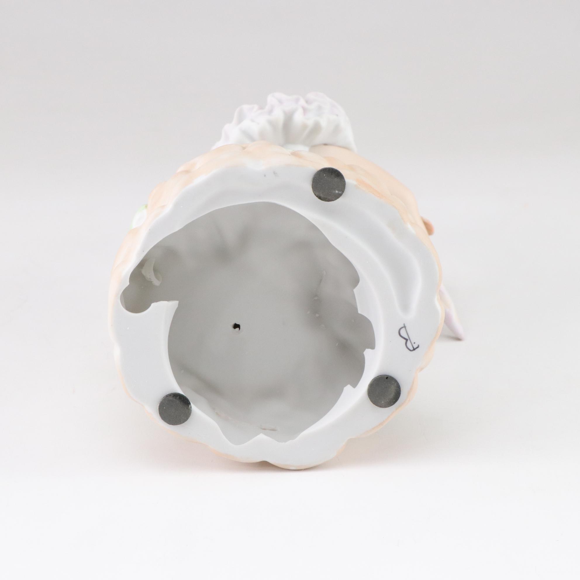 Ronald Van Ruyckevelt "Swan Lake" with Porcelain Ballerina Figurines & Music Box