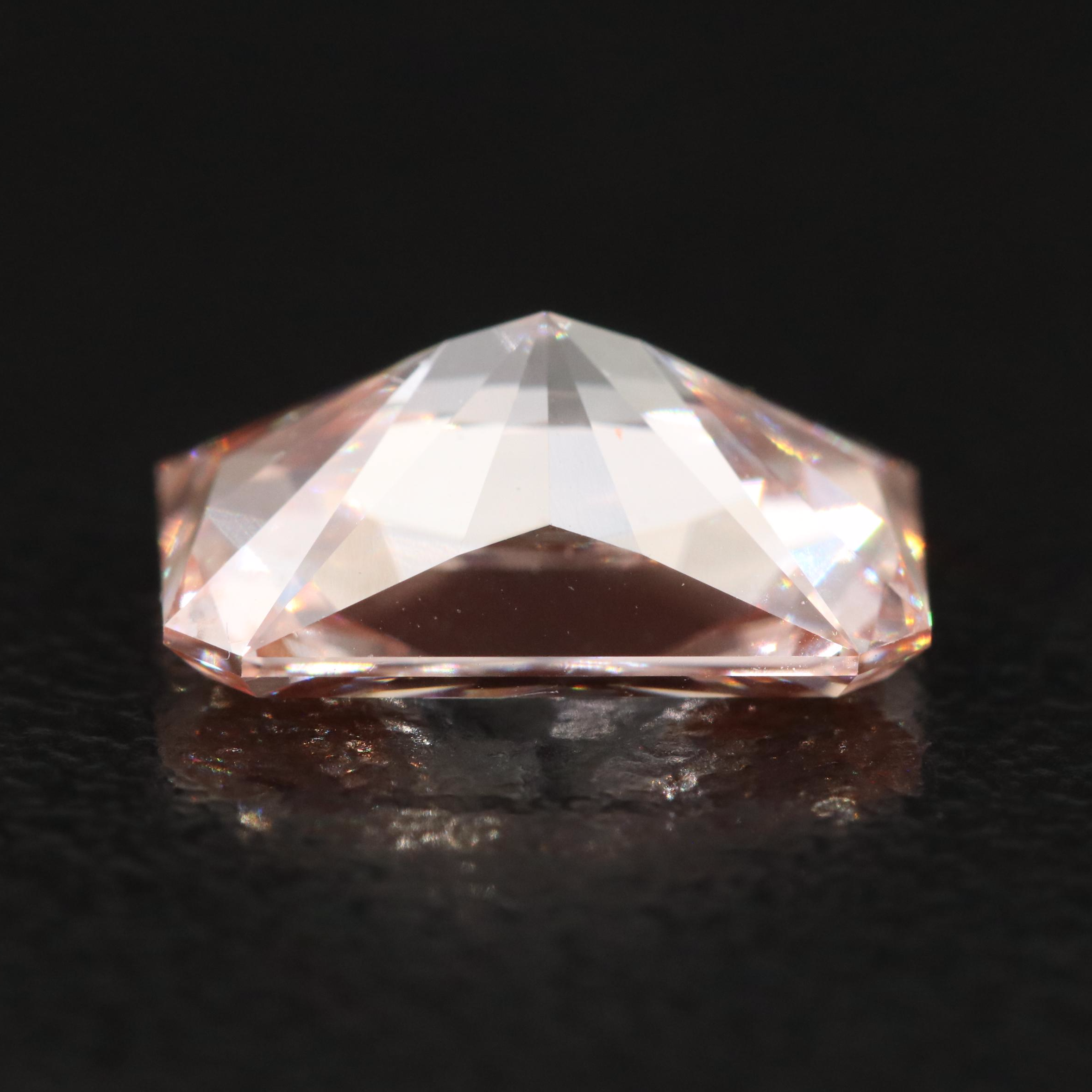 Loose 3.03 CT Lab Grown Fancy Pink Diamond with IGI Report