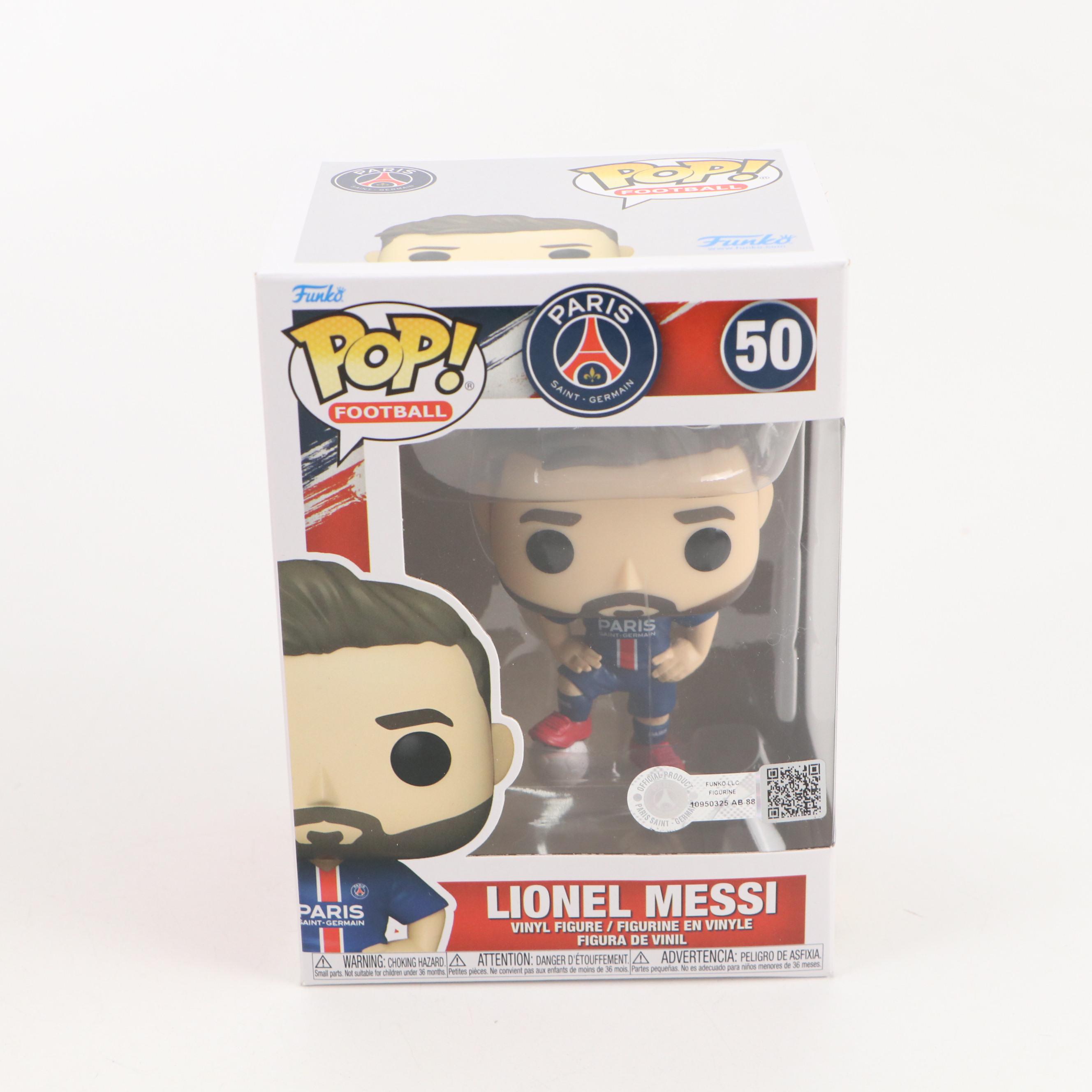 "Lionel Messi," "Jack Nicklaus," and Other Funko Pop! Figures and Sport Books