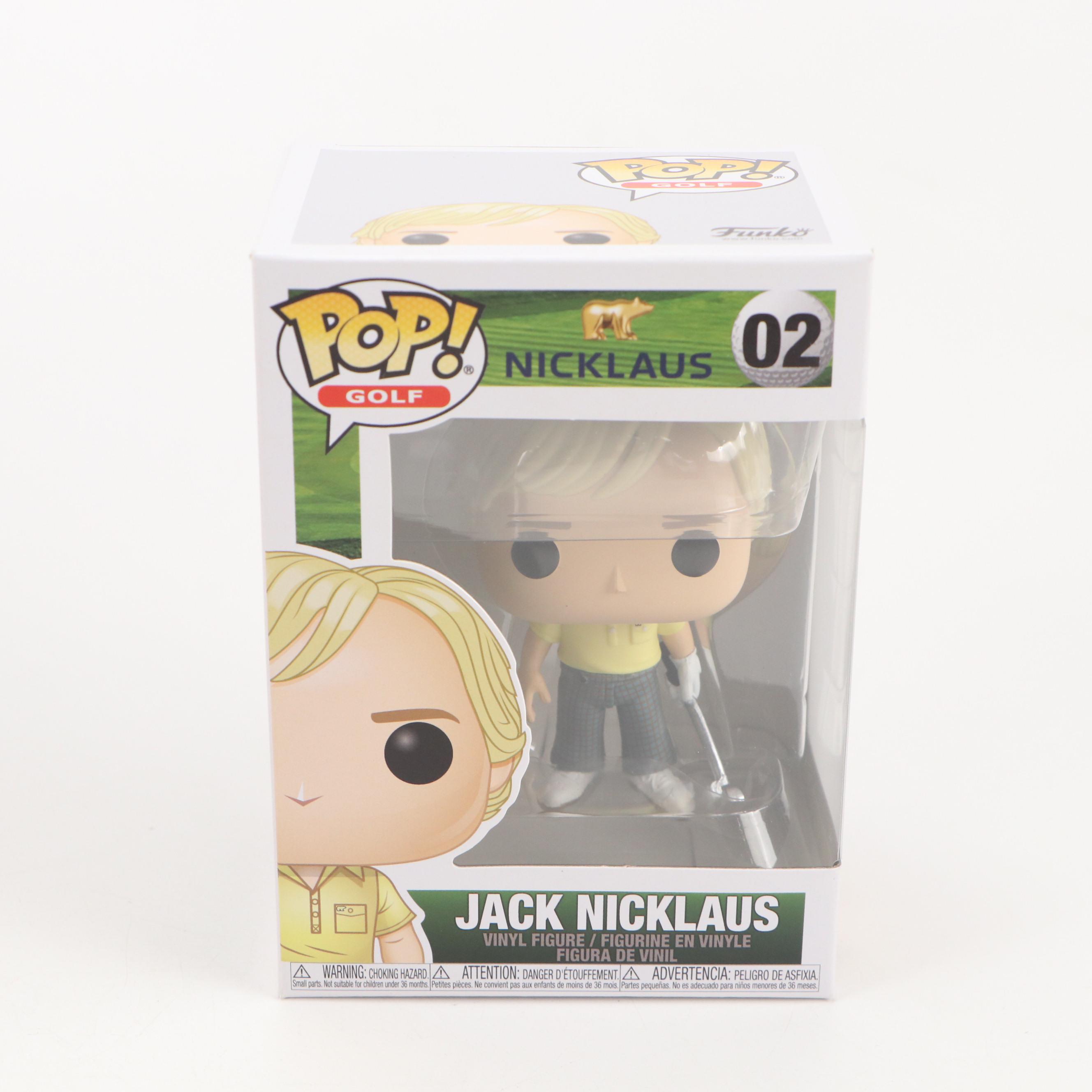 "Lionel Messi," "Jack Nicklaus," and Other Funko Pop! Figures and Sport Books