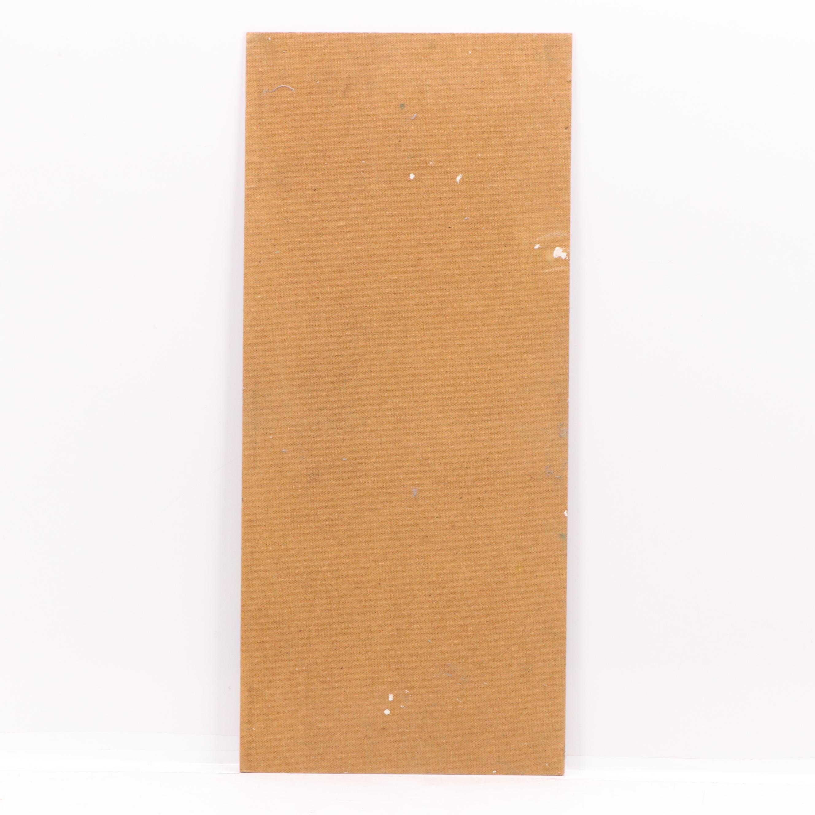 Eunice Katz Portrait Oil Painting of Seated Figure, Mid to Late 20th Century