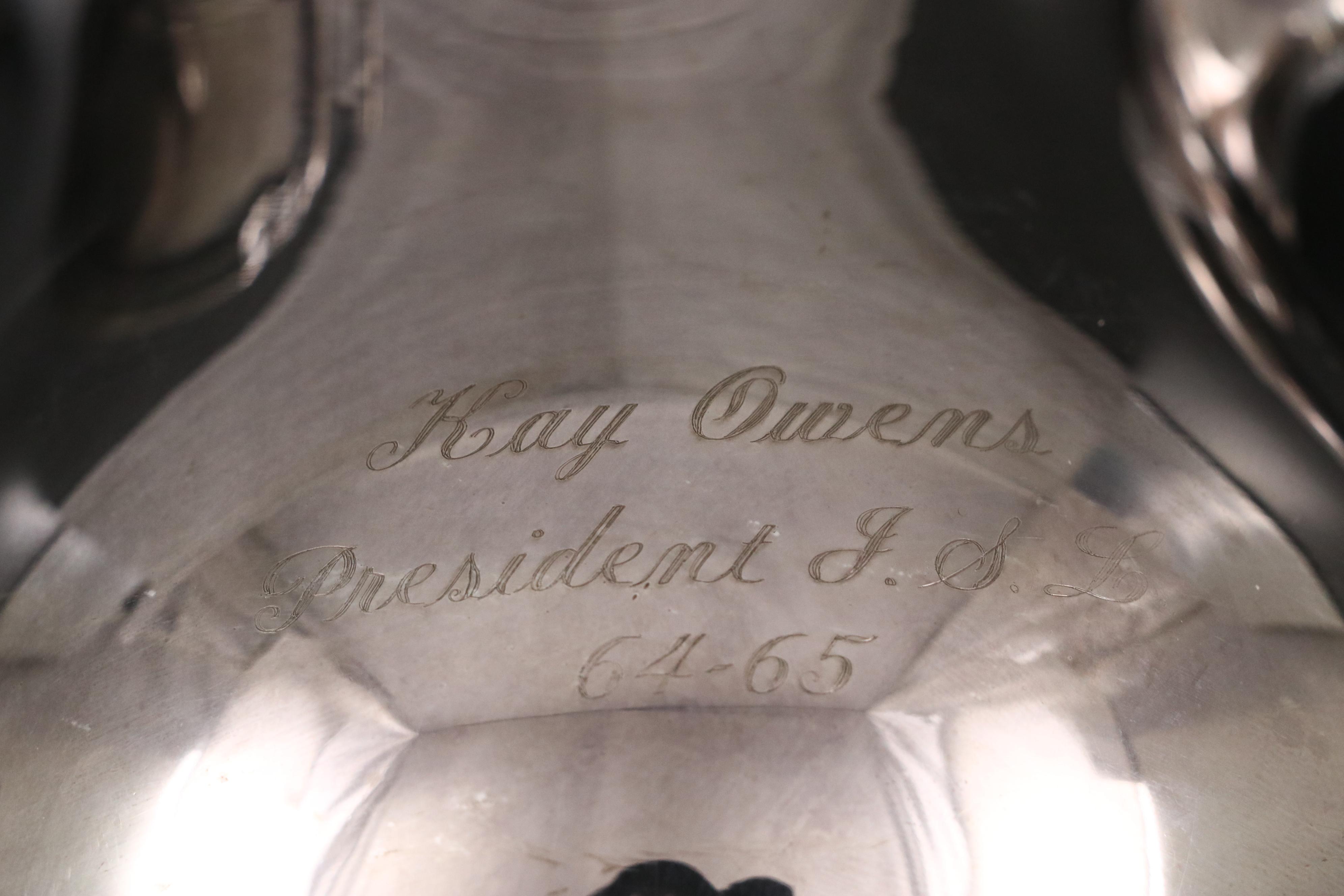 Reed & Barton "Victorian" Silver Plate Coffee Pot with Other Tableware