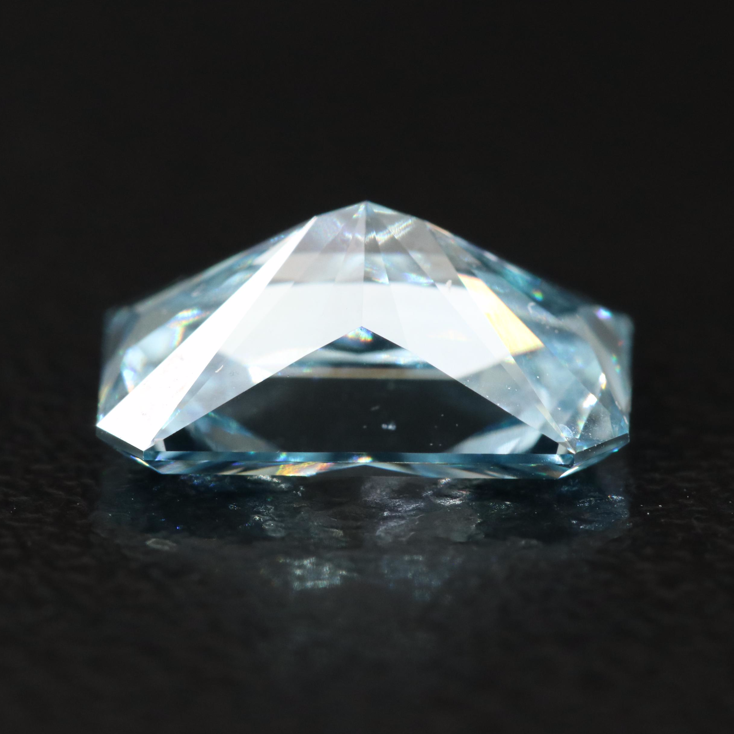 Loose 3.03 CT Lab Grown Fancy Blue Diamond with IGI Report