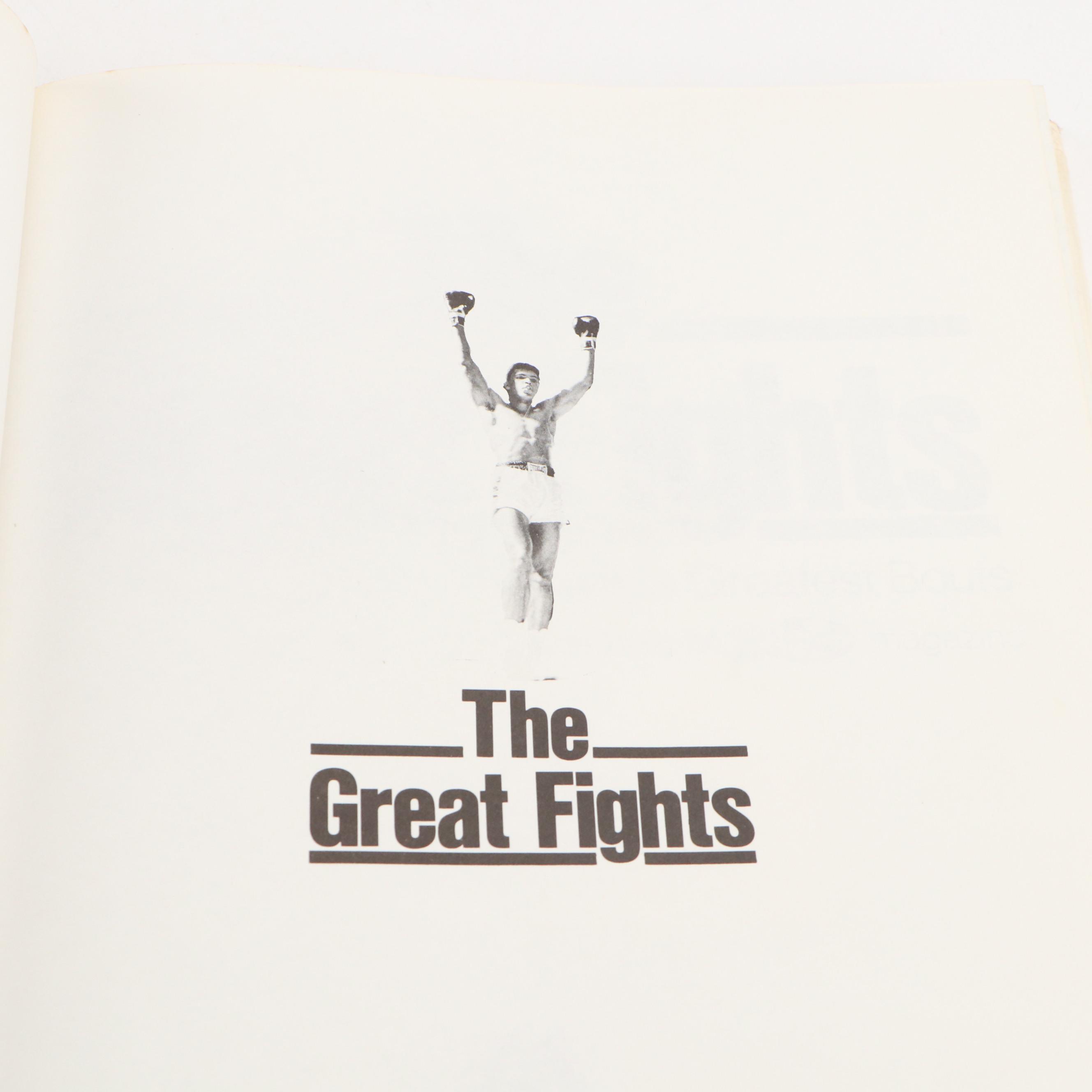 "Muhammed Ali" and "Steve Austin" Funko Pop! Figures with Sports Books