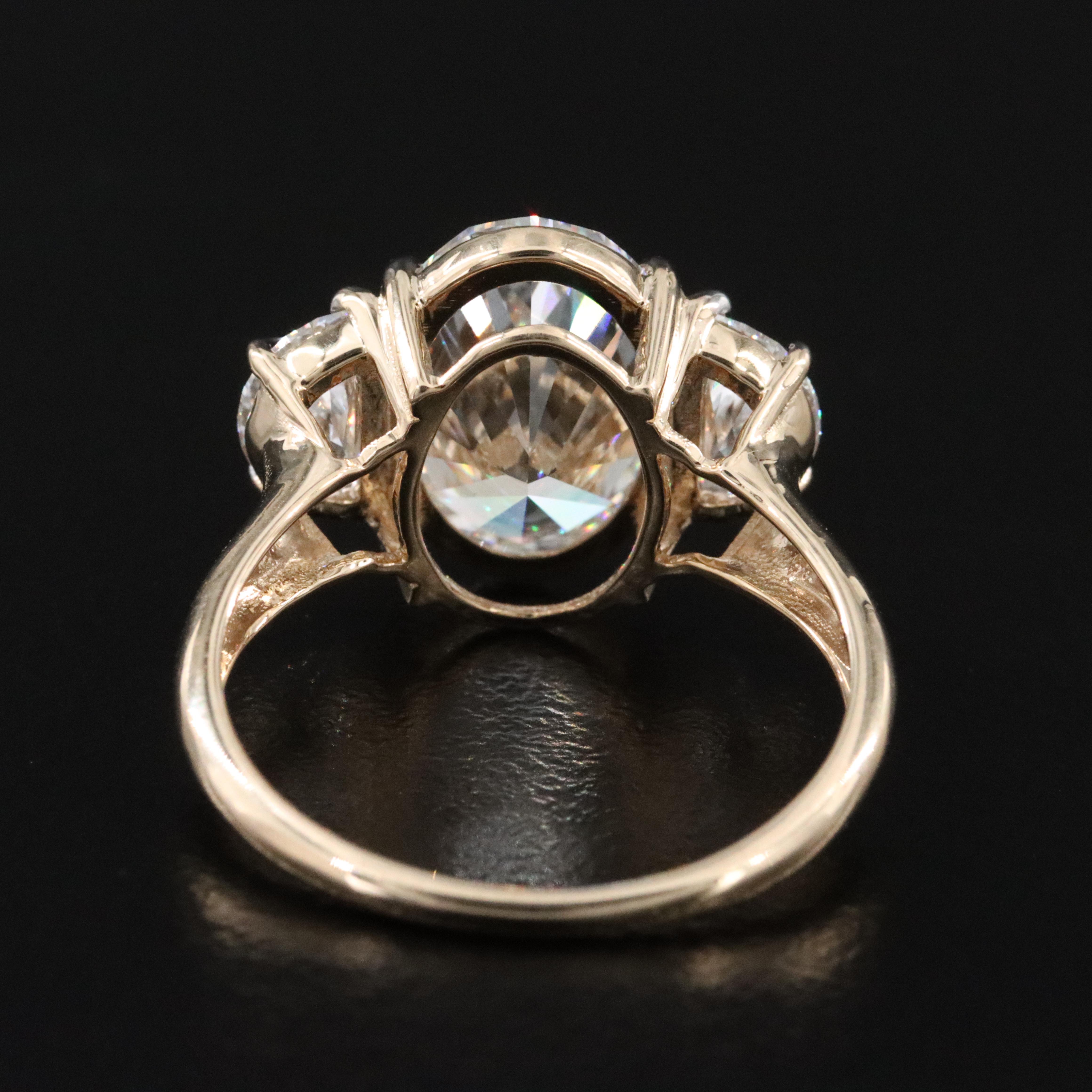 14K 4.90 CTW Lab Grown Diamond Ring with IGI Report