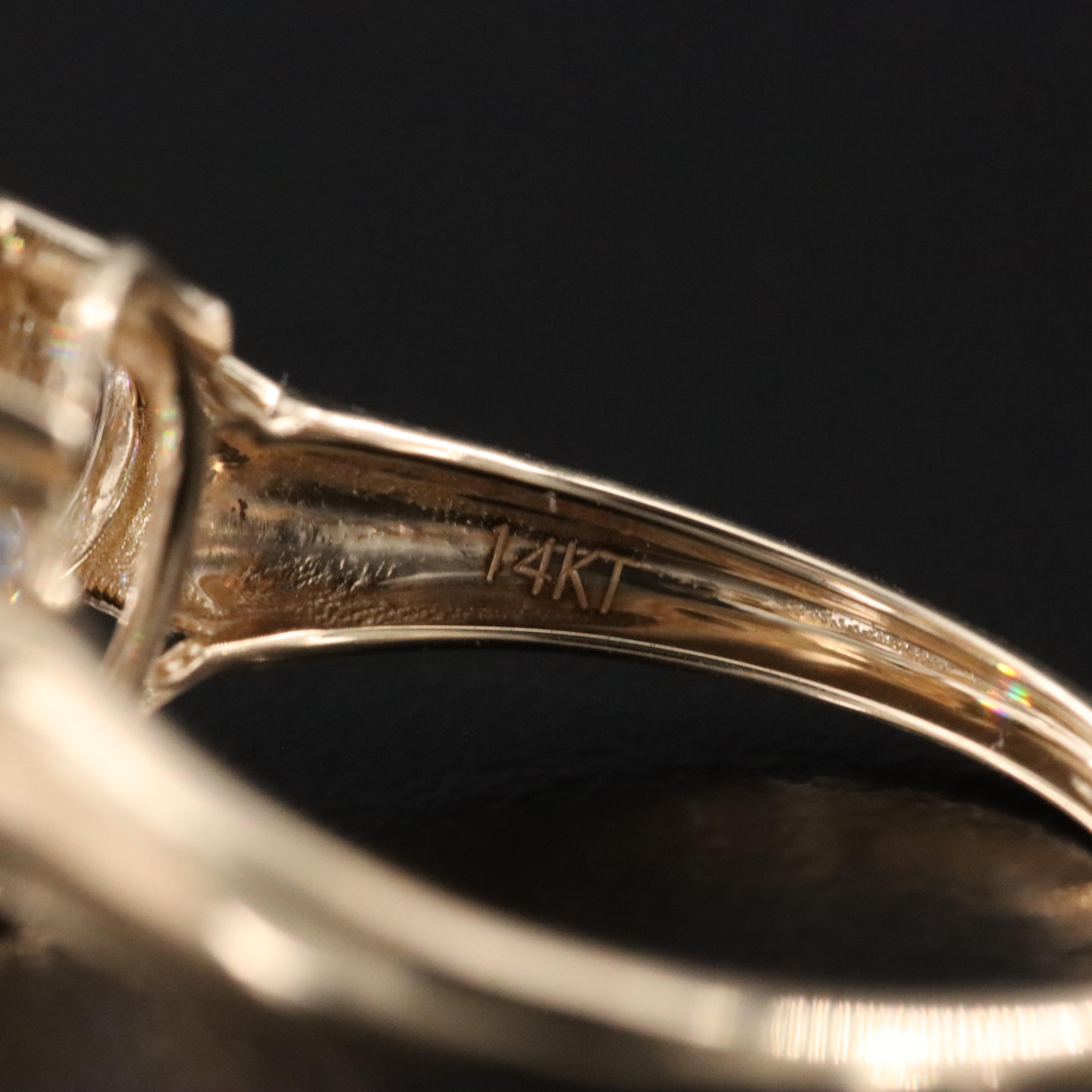 14K 4.90 CTW Lab Grown Diamond Ring with IGI Report