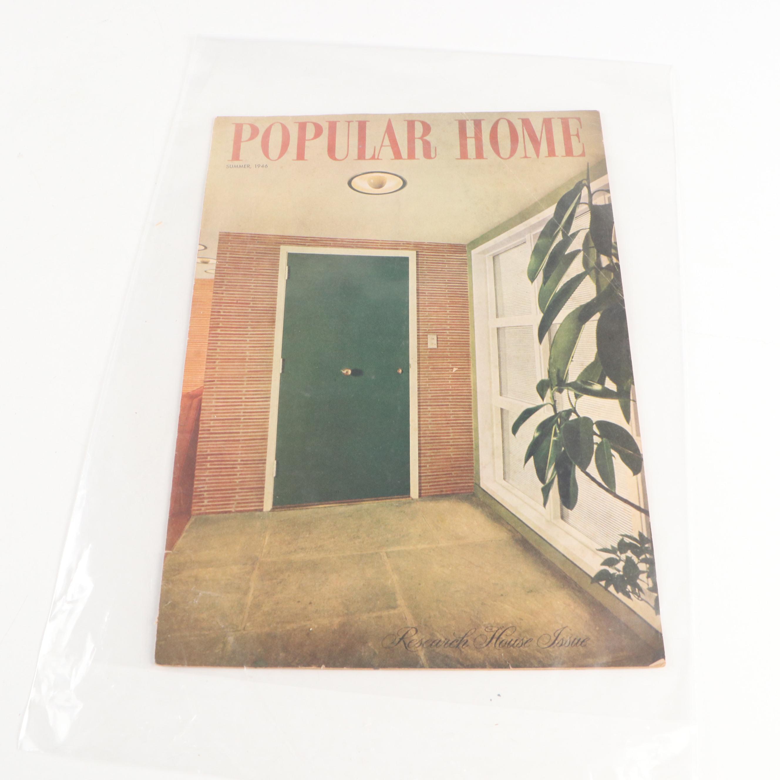 "Popular Home" and More Magazines, Mid-20th Century