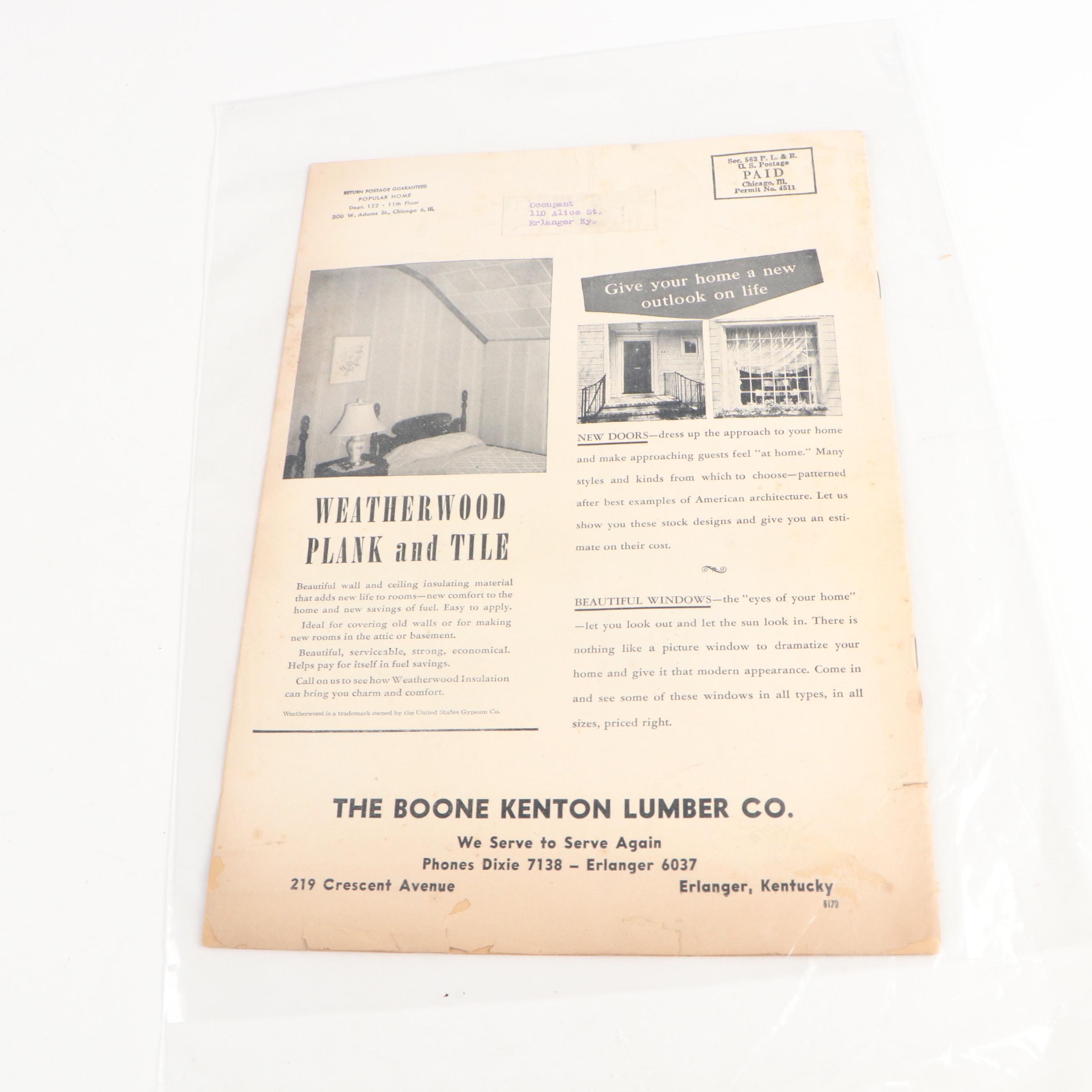 "Popular Home" and More Magazines, Mid-20th Century